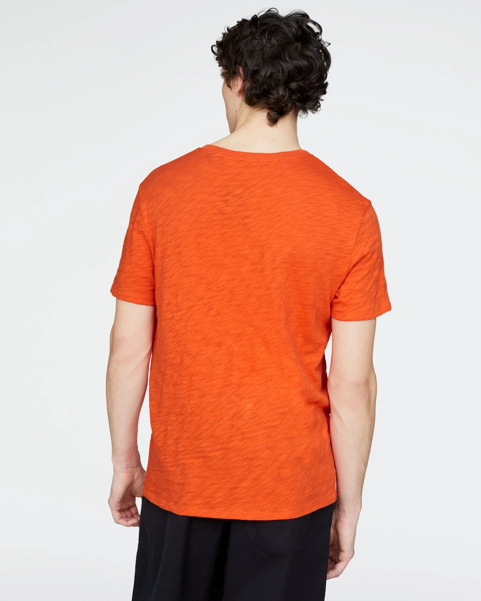 Slub Jersey Crew Neck Tee - Tomato sold by ATM product image thumbnail 4