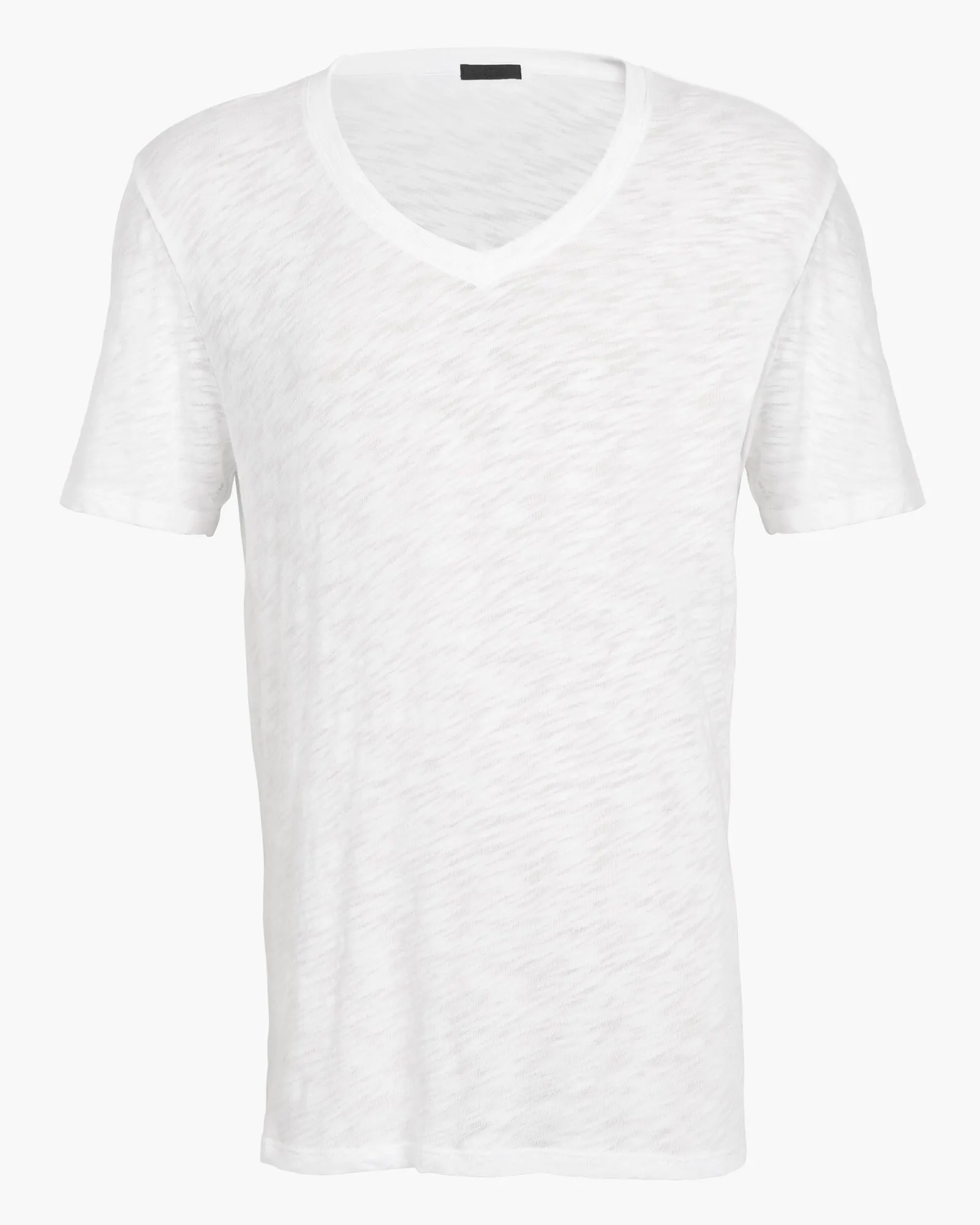 Slub Jersey V-Neck Tee - White sold by ATM product image thumbnail 5