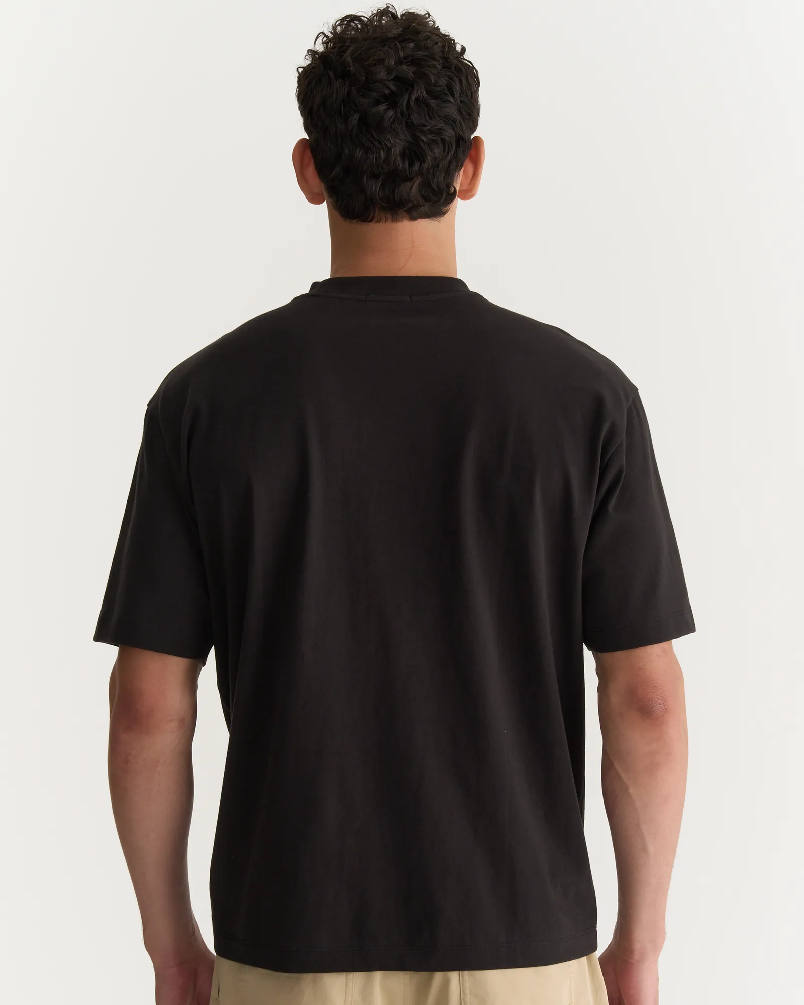Vintage Jersey Crew Neck Tee - Black sold by ATM product image thumbnail 3