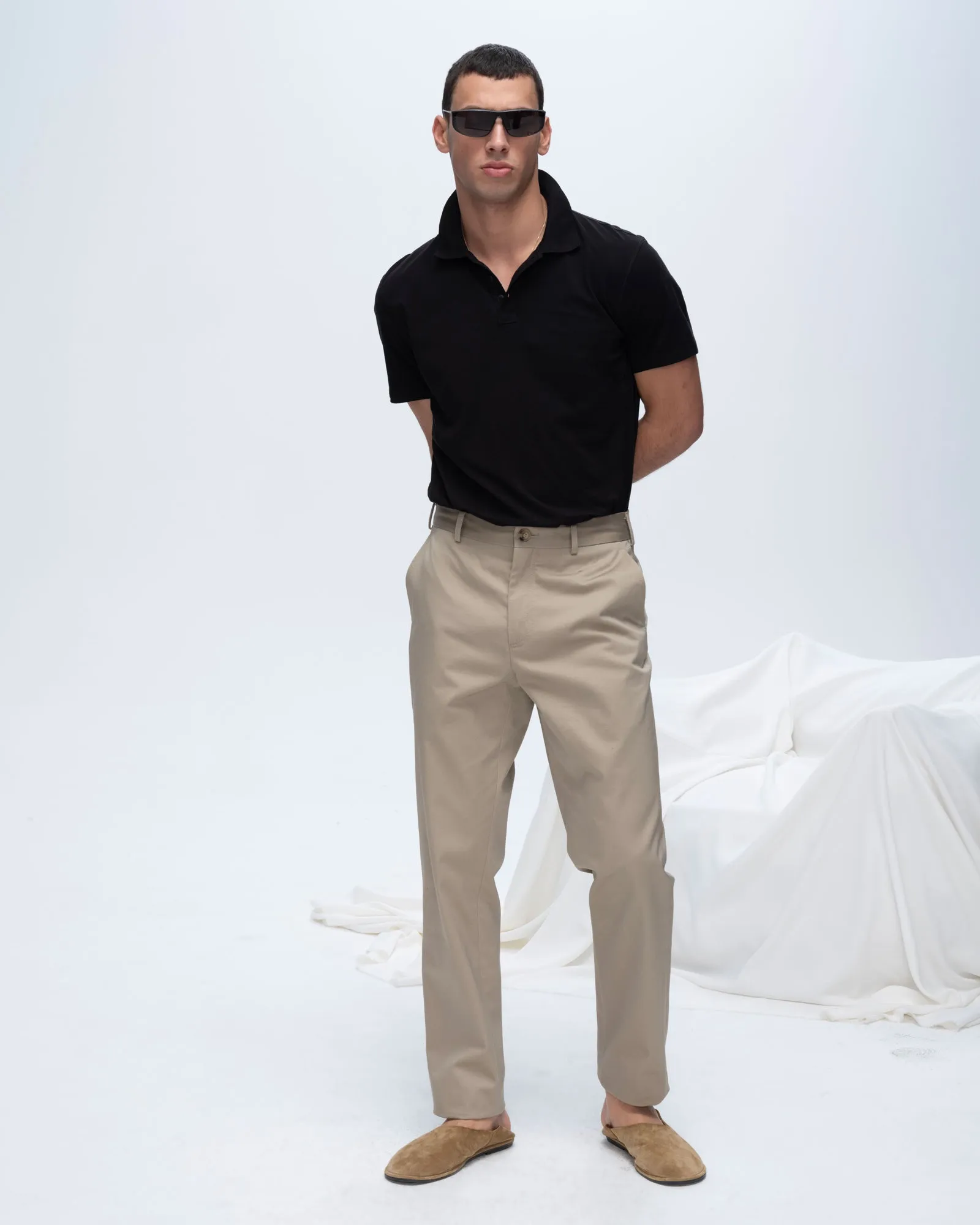 Classic Jersey Polo - Black sold by ATM
