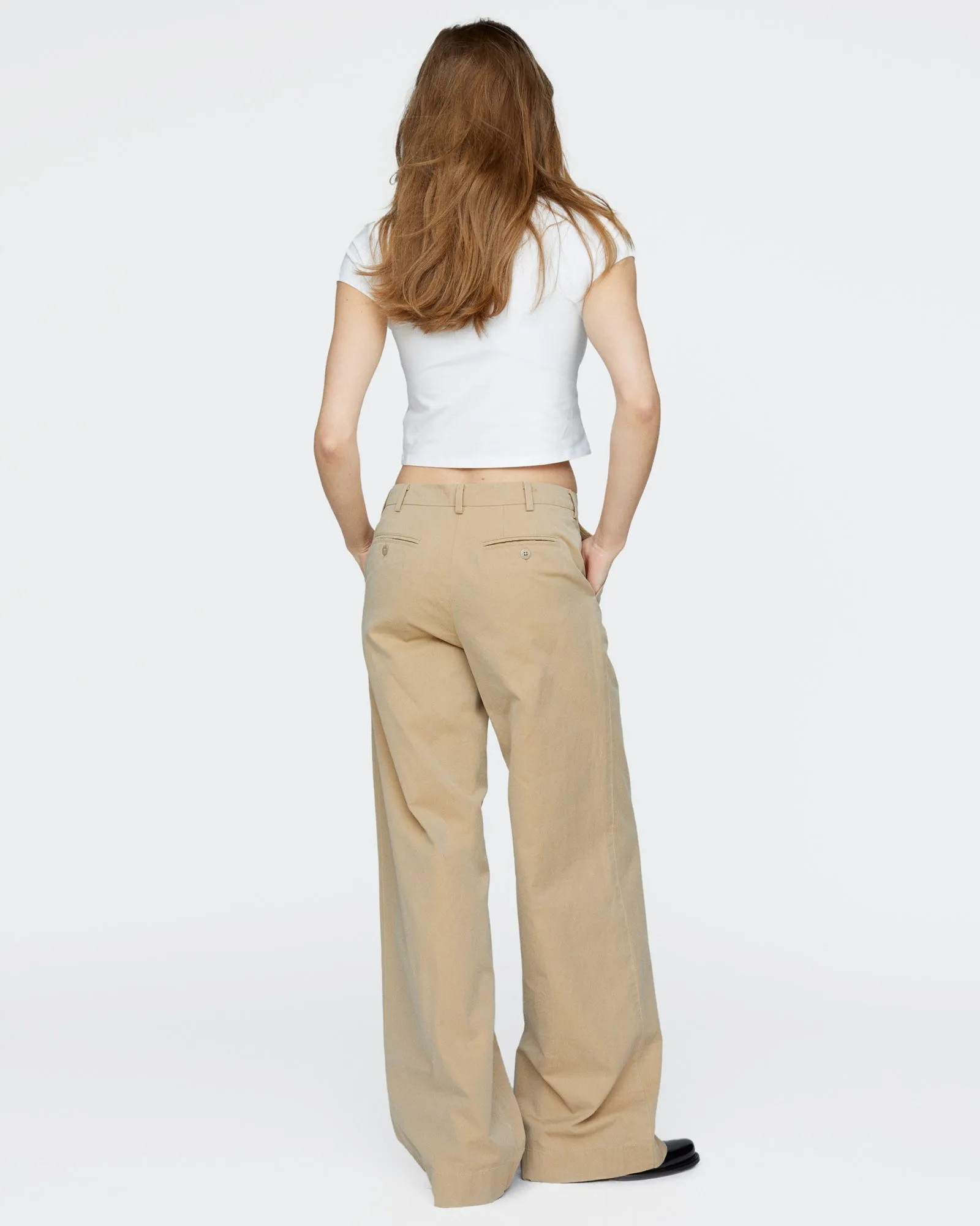 Cotton Twill Leigh Pant - Macadamia sold by ATM product image thumbnail 3