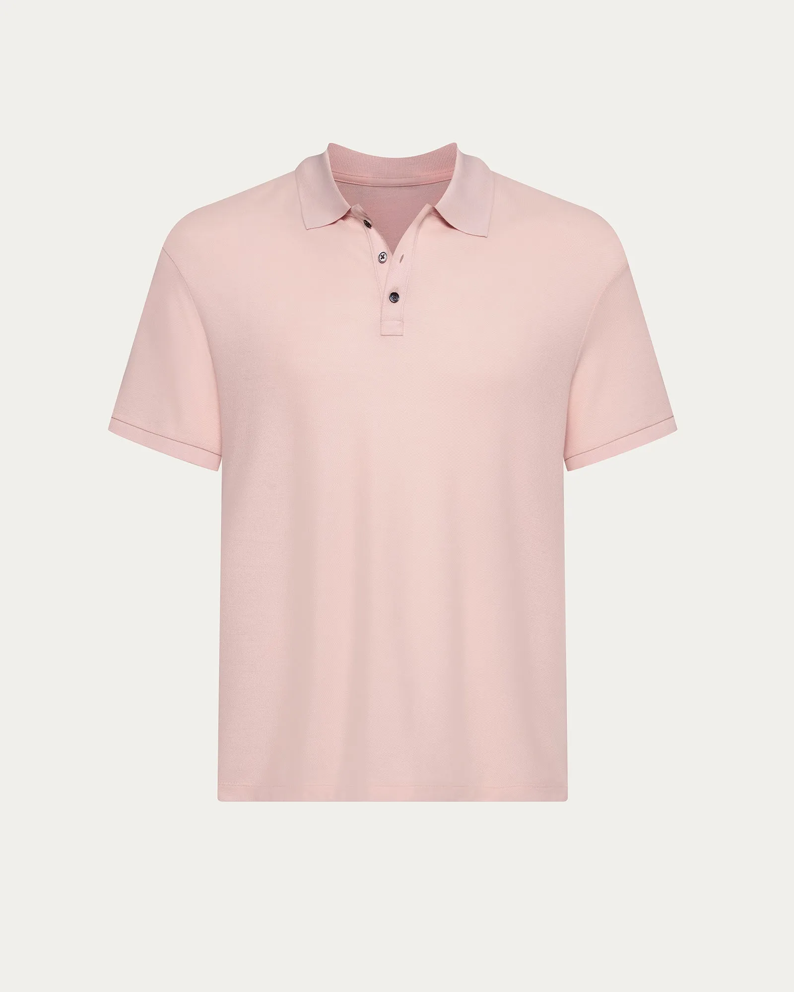 Pima Cotton Pique Polo - Faded Rose sold by ATM product image thumbnail 4