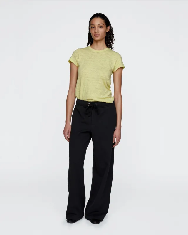 French Terry Open Bottom Sweatpants - Black made by ATM