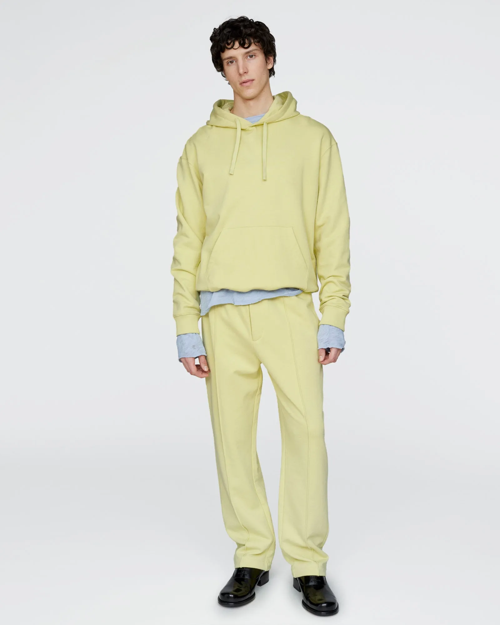 French Terry Pullover Hoodie - Mellow Yellow sold by ATM product image thumbnail 2