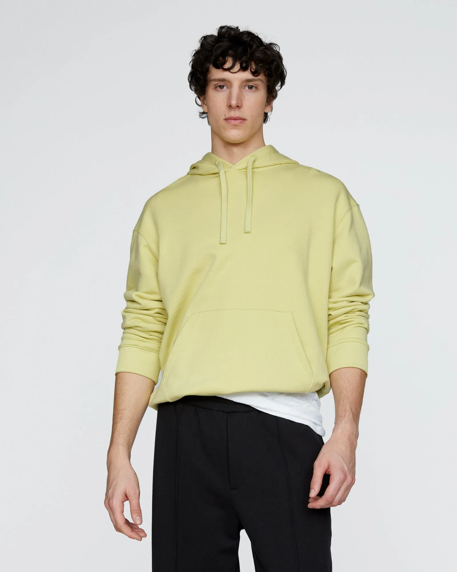 French Terry Pullover Hoodie - Mellow Yellow sold by ATM