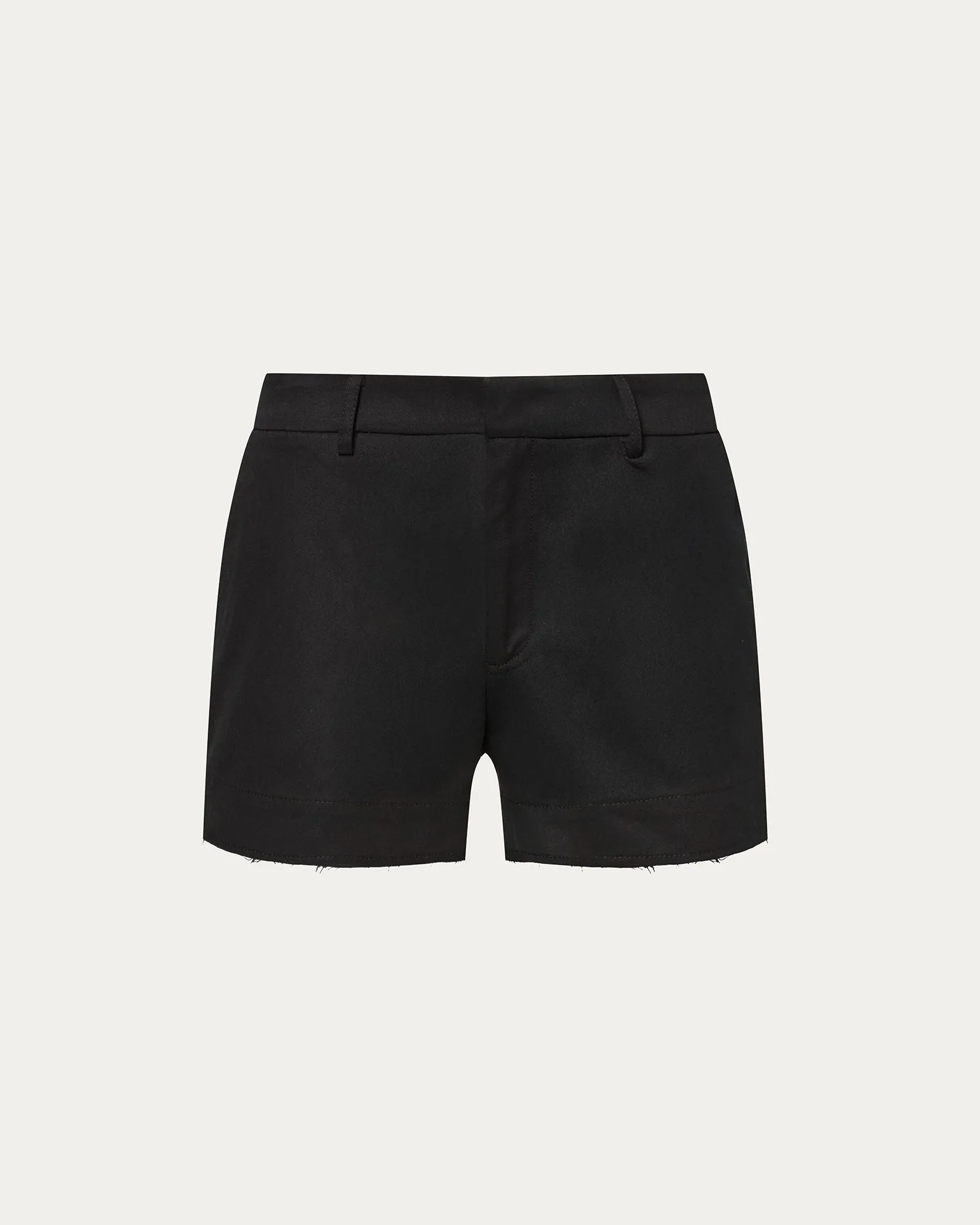 Cotton Twill Shorts - Black sold by ATM product image thumbnail 4