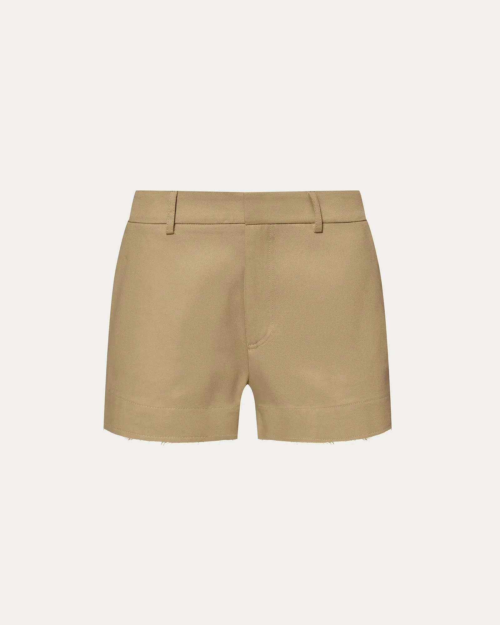 Cotton Twill Shorts - Khaki sold by ATM product image thumbnail 5