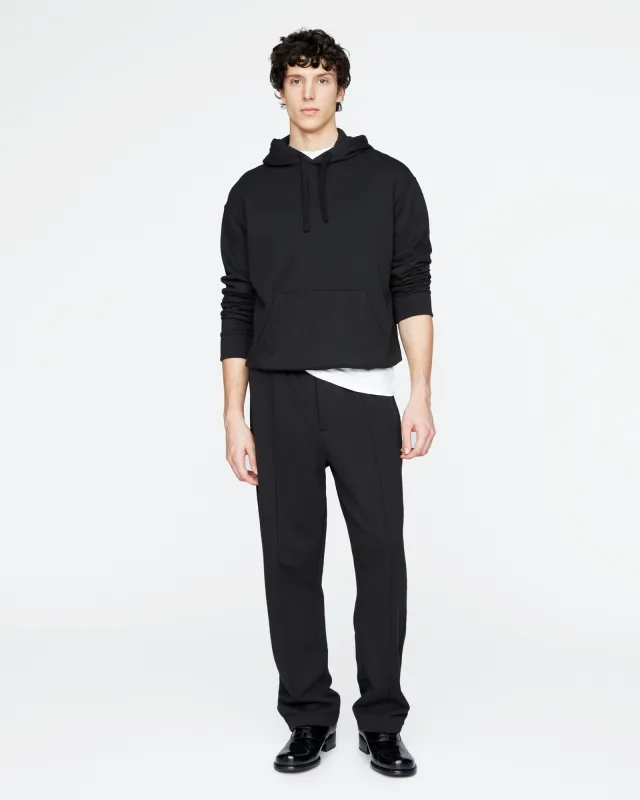 French Terry Straight Leg Sweatpants - Black made by ATM