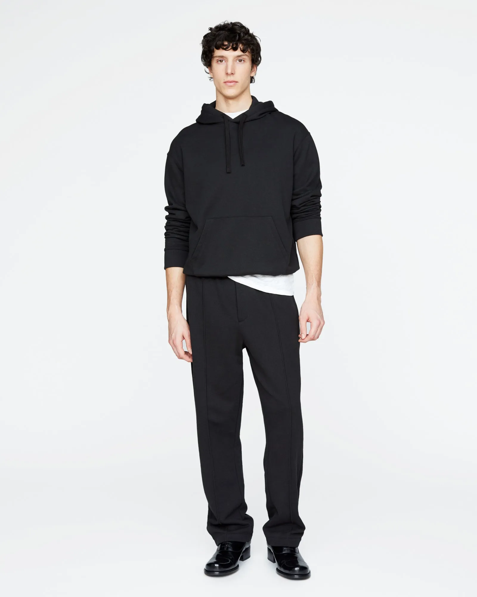 French Terry Straight Leg Sweatpants - Black sold by ATM
