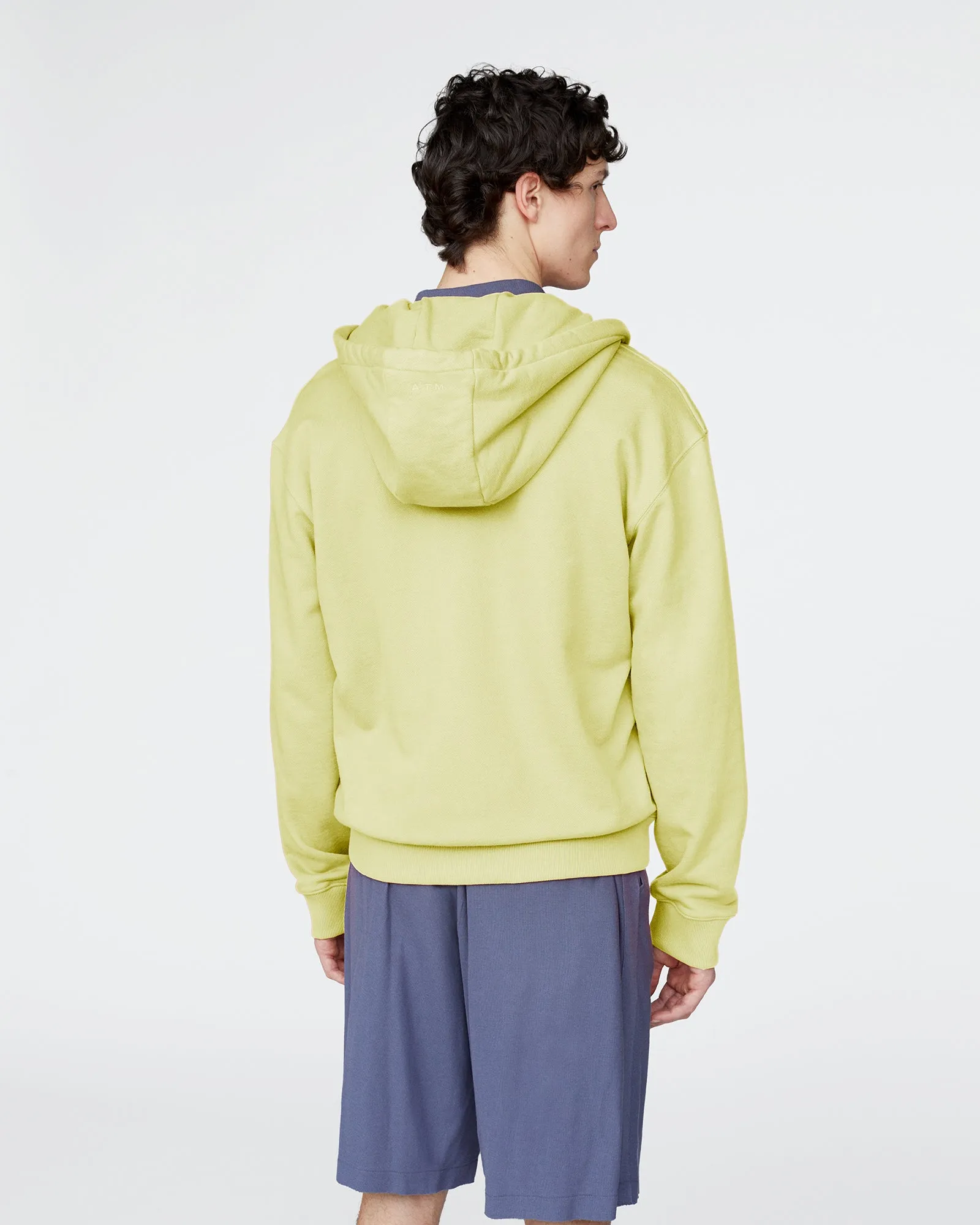 French Terry Zip-Up Hoodie - Mellow Yellow sold by ATM product image thumbnail 4