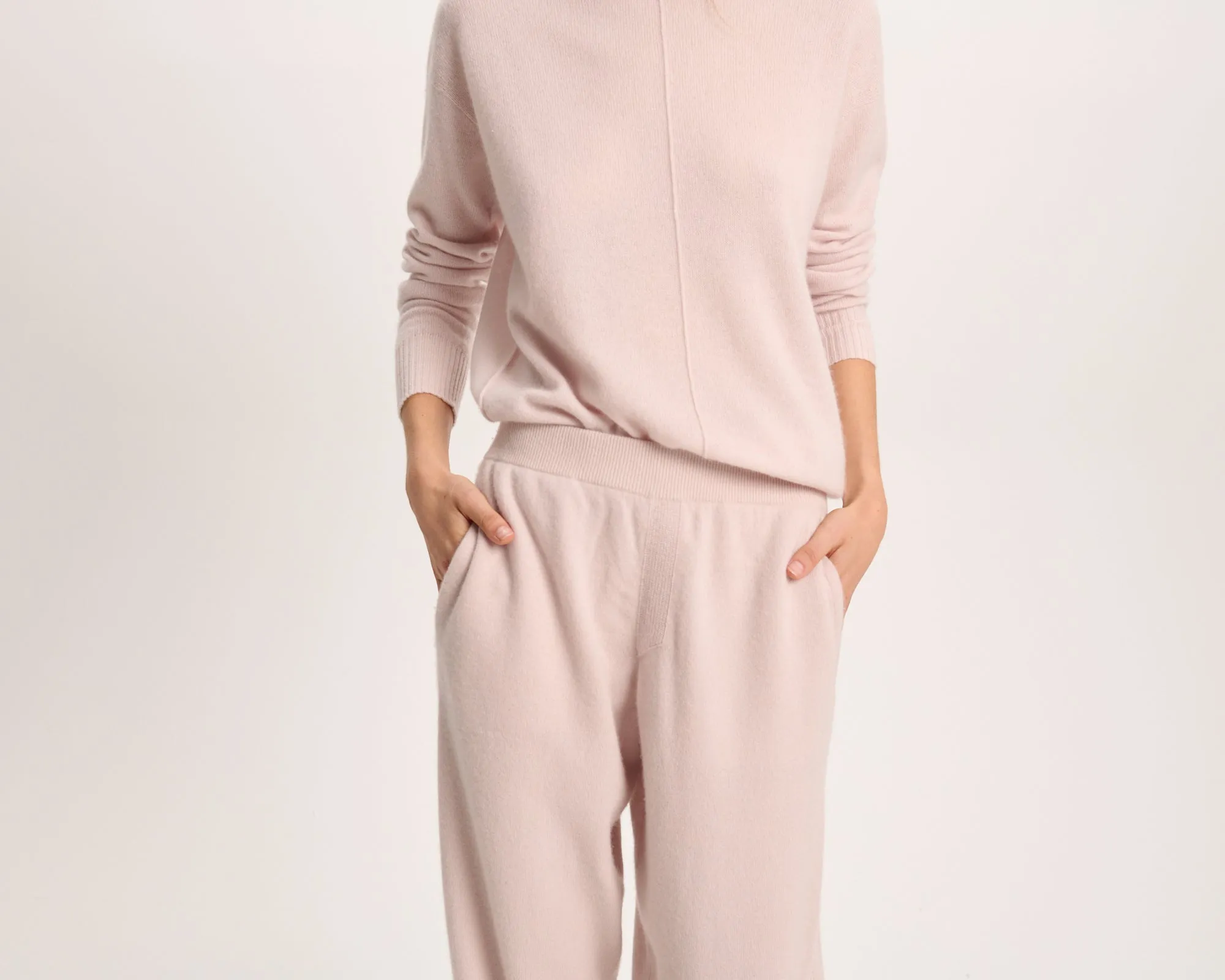 Cashmere Banded Sweatpants - Faded Rose sold by ATM product image thumbnail 2
