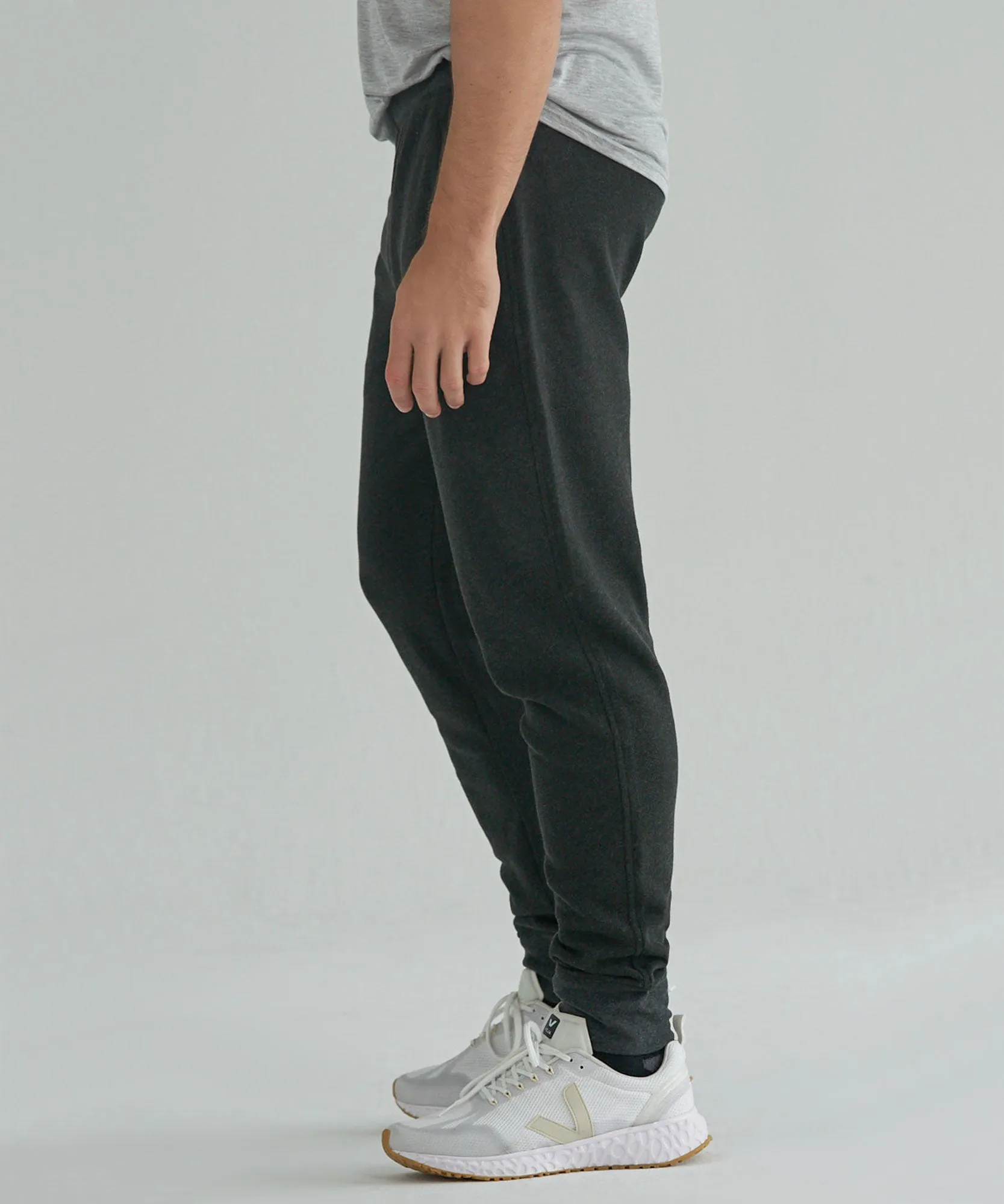 French Terry Sweatpants - Heather Charcoal sold by ATM Anthony Thomas Melillo product image thumbnail 2