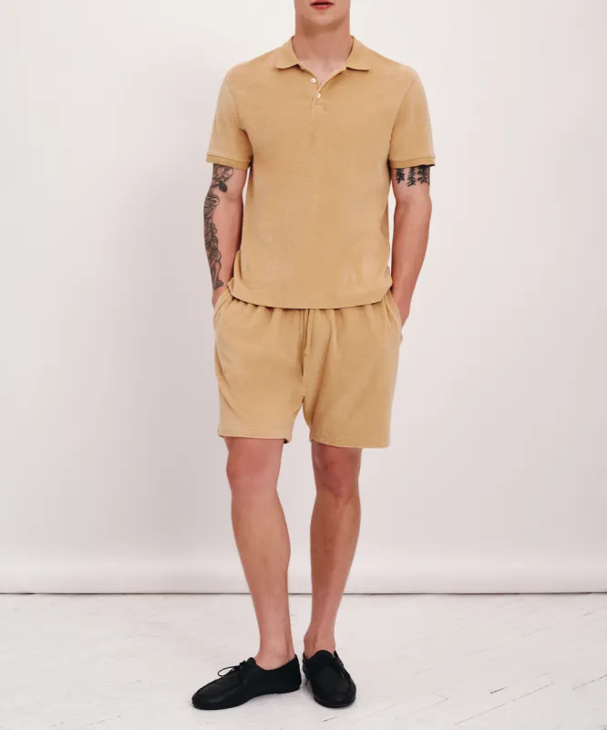 Towel Terry Shorts - Sand Castle sold by ATM Anthony Thomas Melillo