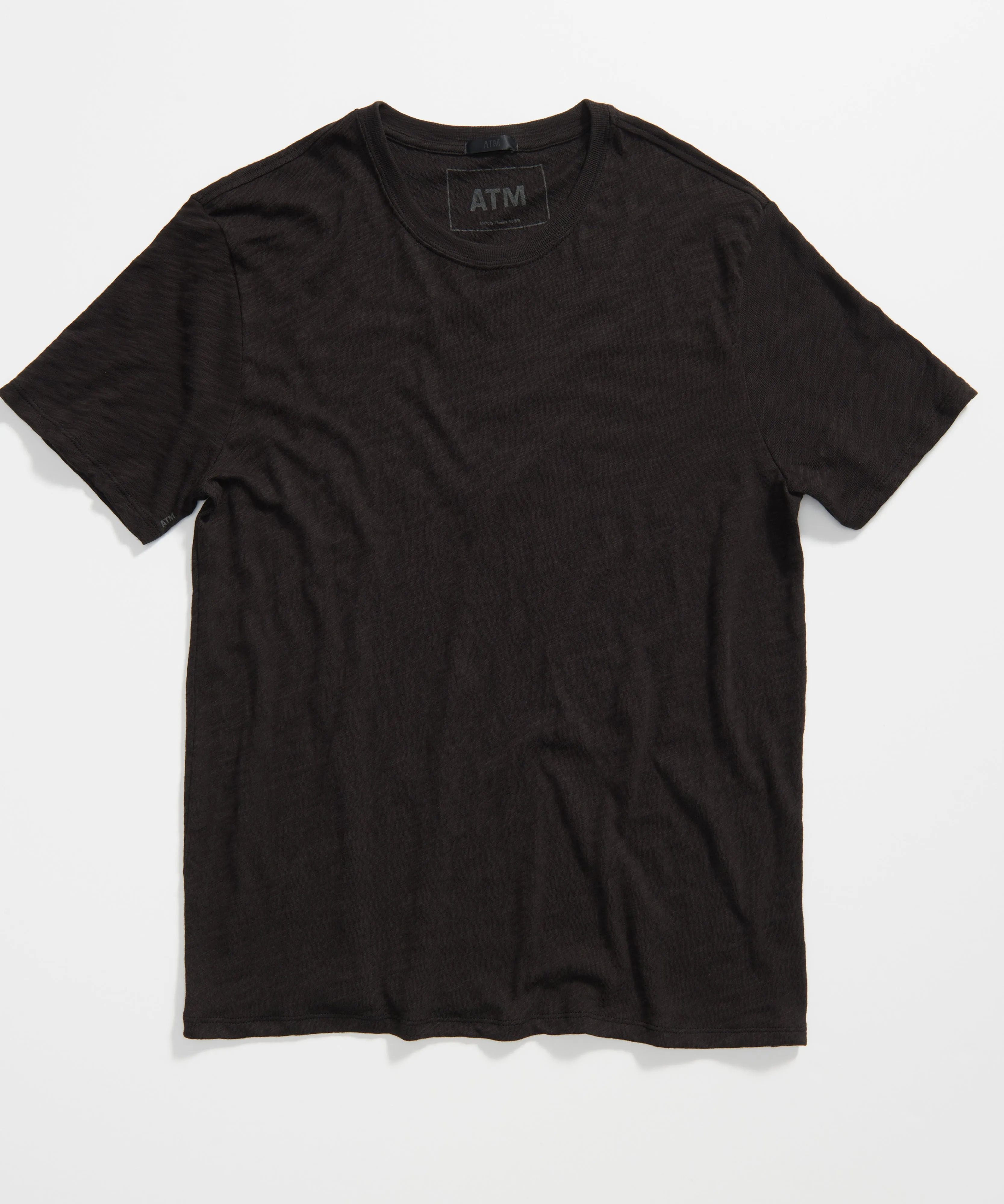 Classic Jersey Crew Neck Tee - Black sold by ATM product image thumbnail 4
