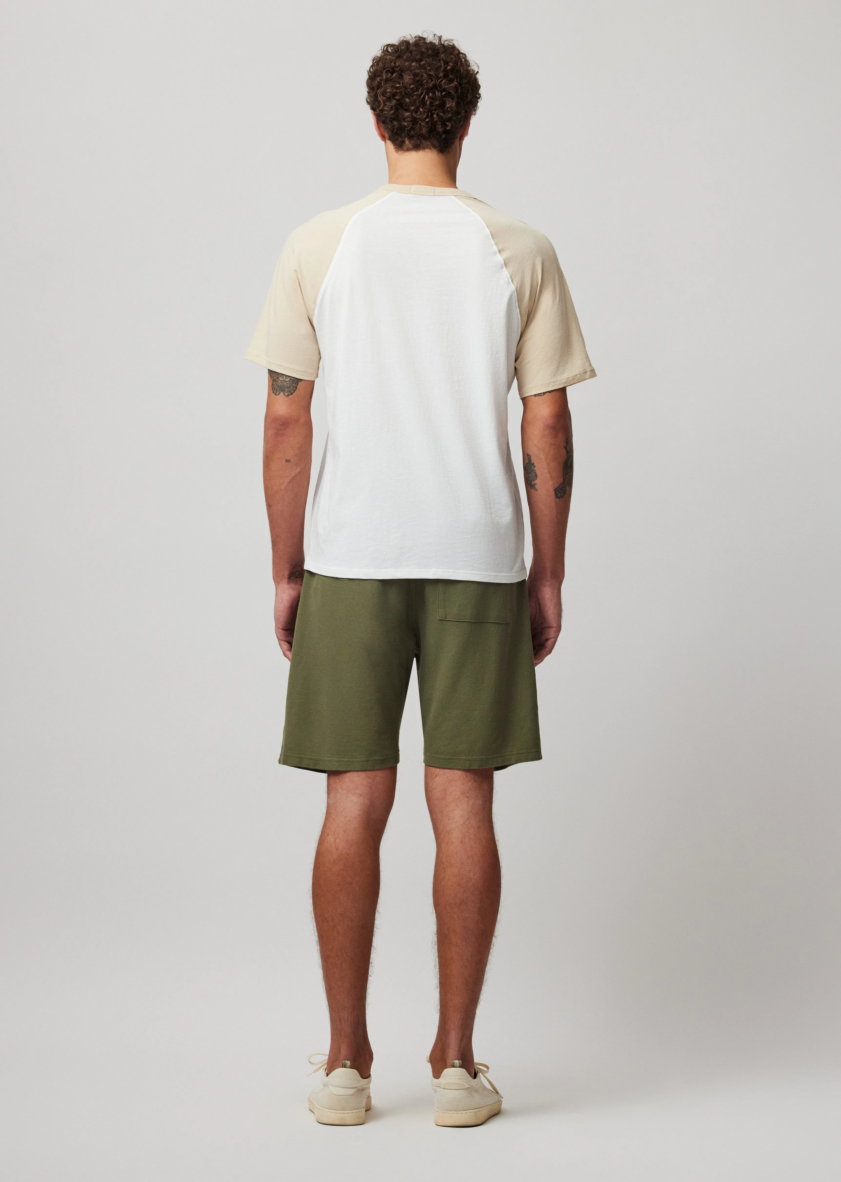 Classic Jersey Short Sleeve Baseball Tee - White- Shiitake sold by ATM Anthony Thomas Melillo product image thumbnail 3