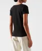 Slub Jersey Schoolboy V-Neck Tee - Black sold by ATM Anthony Thomas Melillo