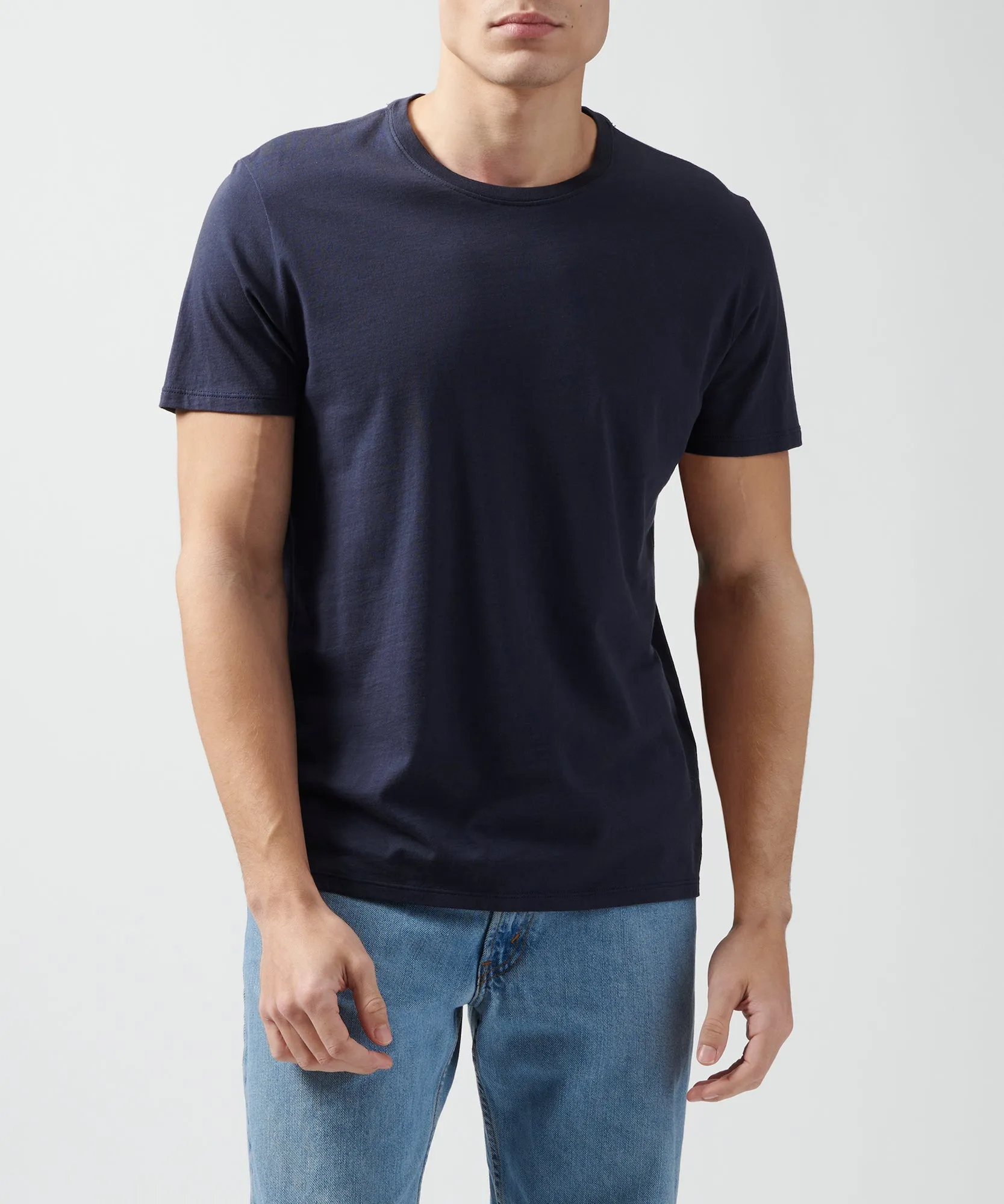 Classic Jersey Crew Neck Tee - Midnight sold by ATM Anthony Thomas Melillo