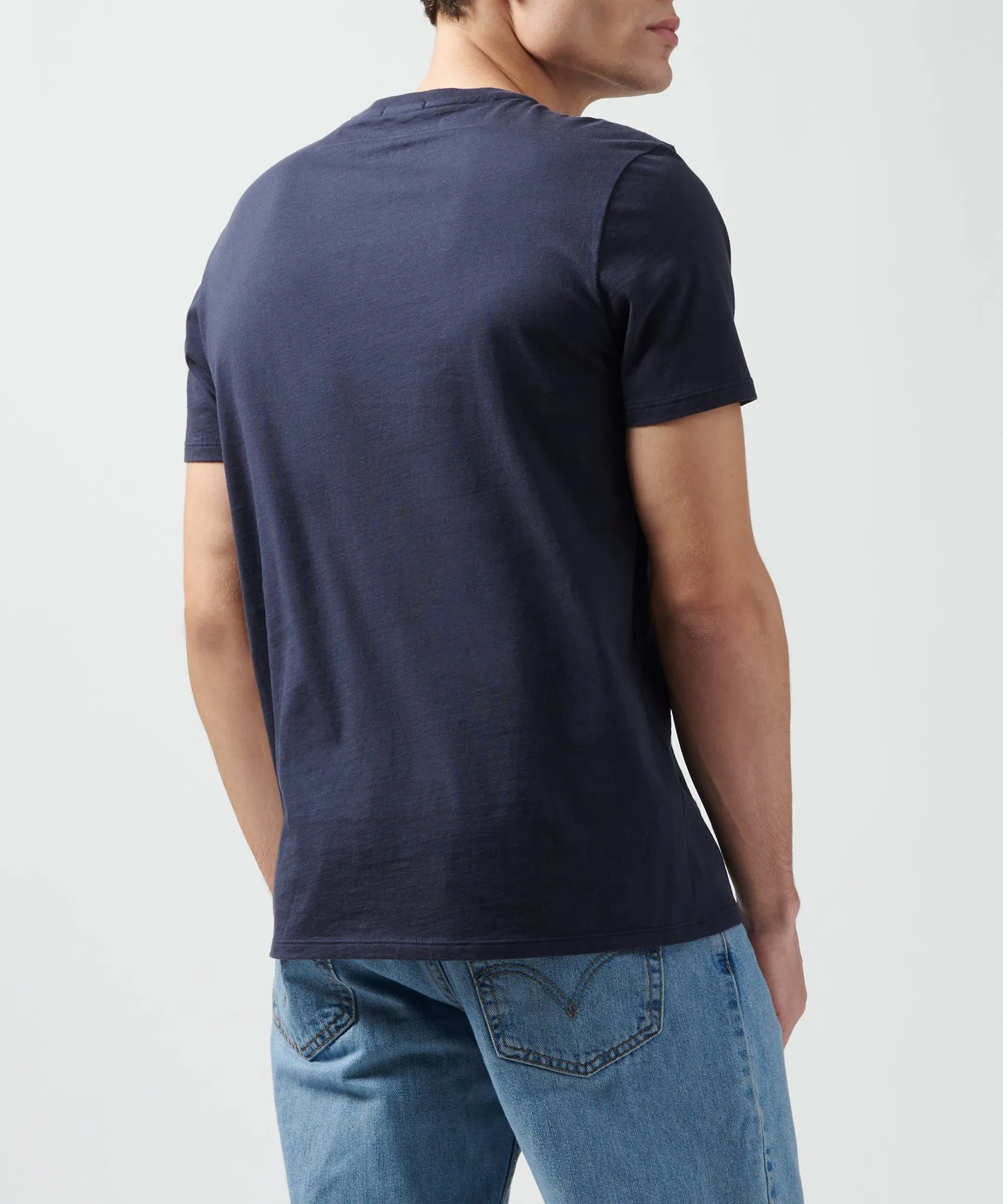 Classic Jersey Crew Neck Tee - Midnight sold by ATM Anthony Thomas Melillo product image thumbnail 2