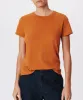 Slub Jersey Schoolboy Short Sleeve Crew Neck Tee - Cornelian Stone sold by ATM Anthony Thomas Melillo