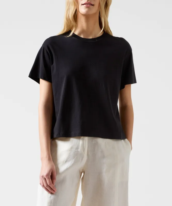 Classic Jersey Short Sleeve Boy Tee - Black sold by ATM Anthony Thomas Melillo
