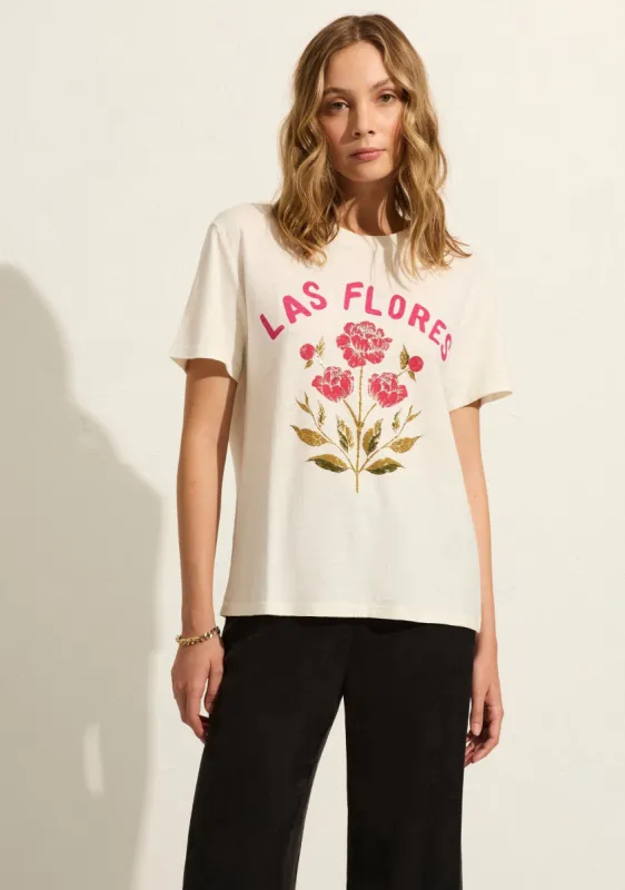 Las Flores Classic Tee sold by Auguste The Label
