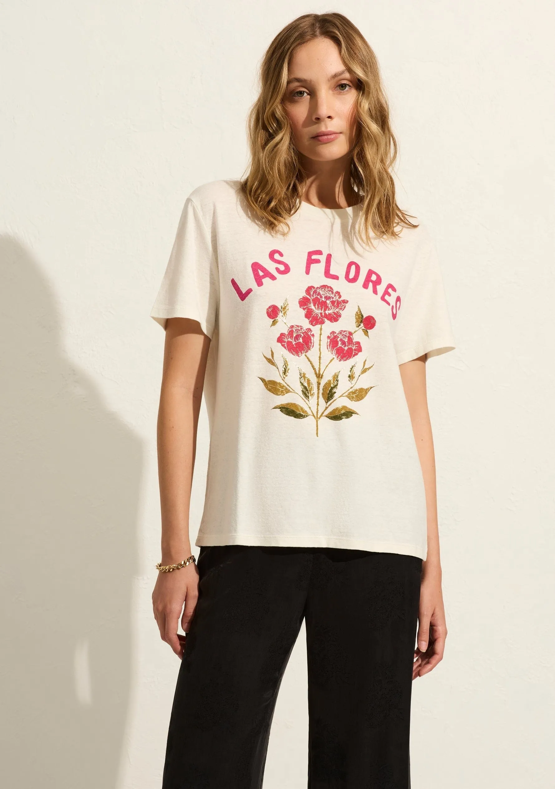 Las Flores Classic Tee sold by Auguste The Label