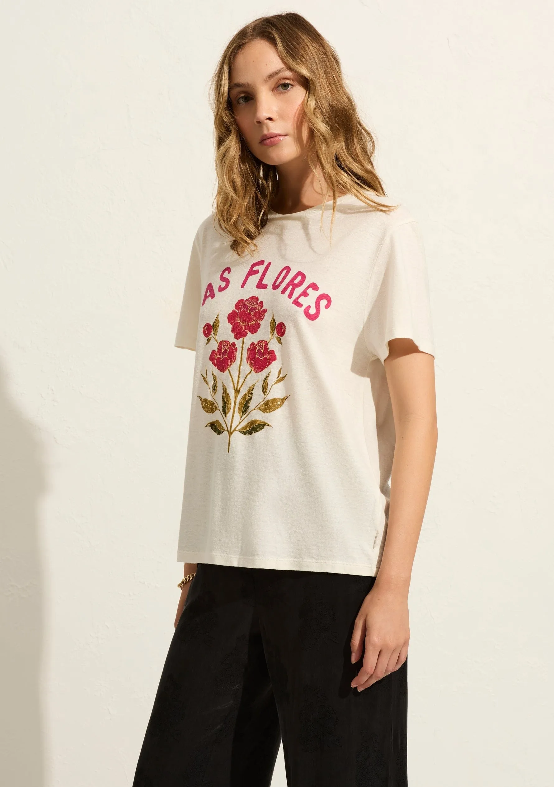 Las Flores Classic Tee sold by Auguste The Label product image thumbnail 4