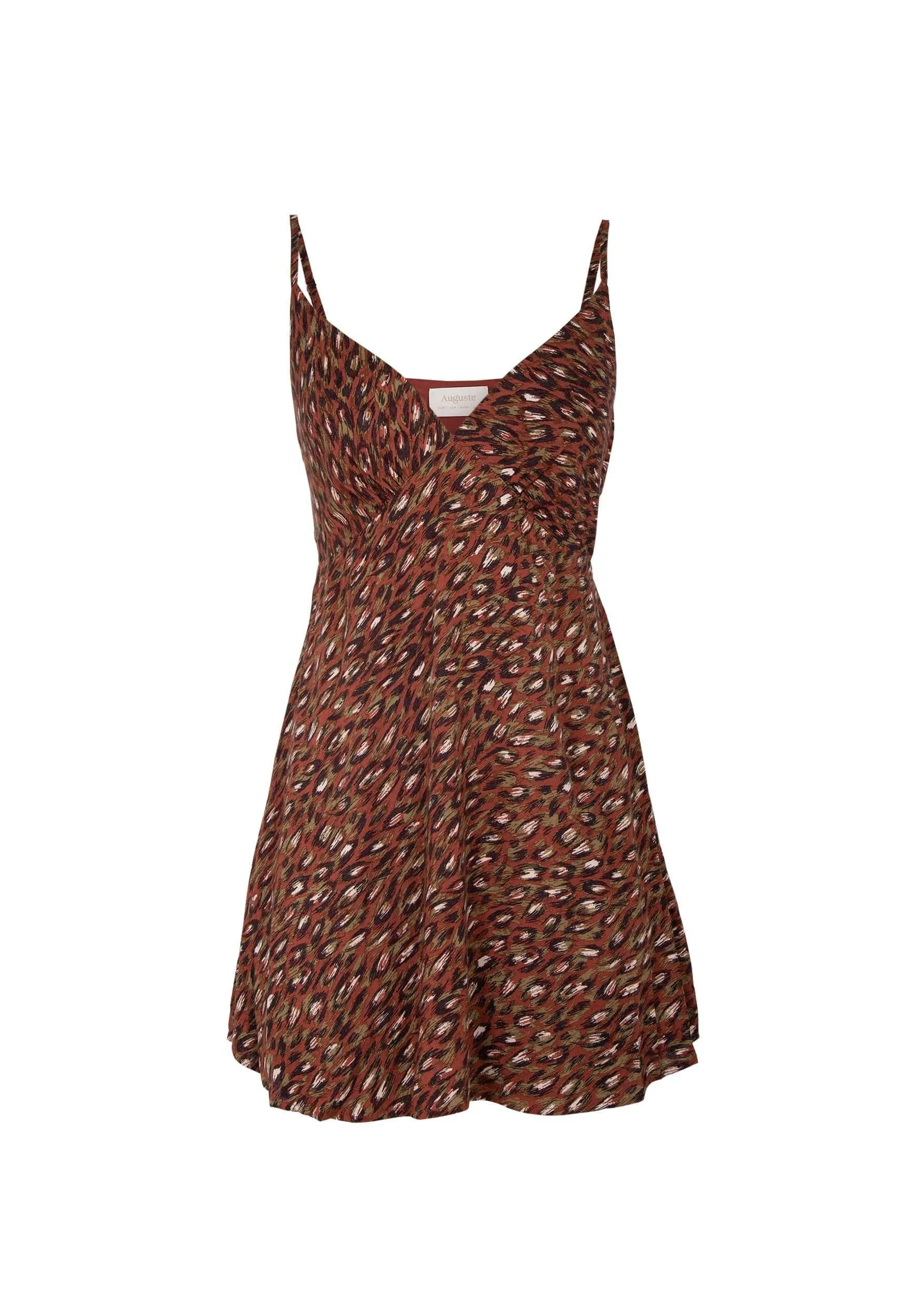 Isaac Thea Mini Dress Wine sold by Auguste The Label product image thumbnail 4