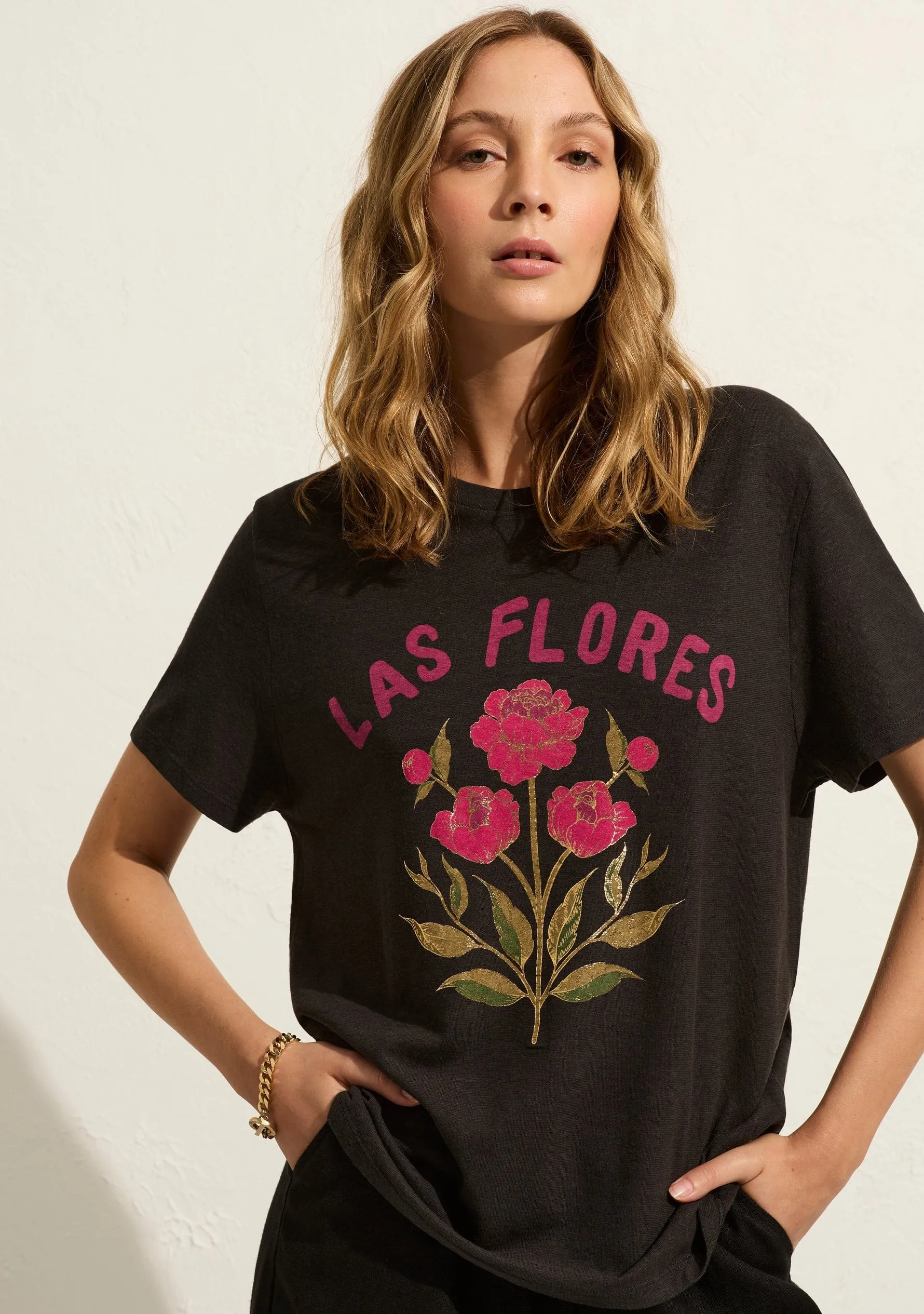 Las Flores Classic Tee sold by Auguste The Label product image thumbnail 4