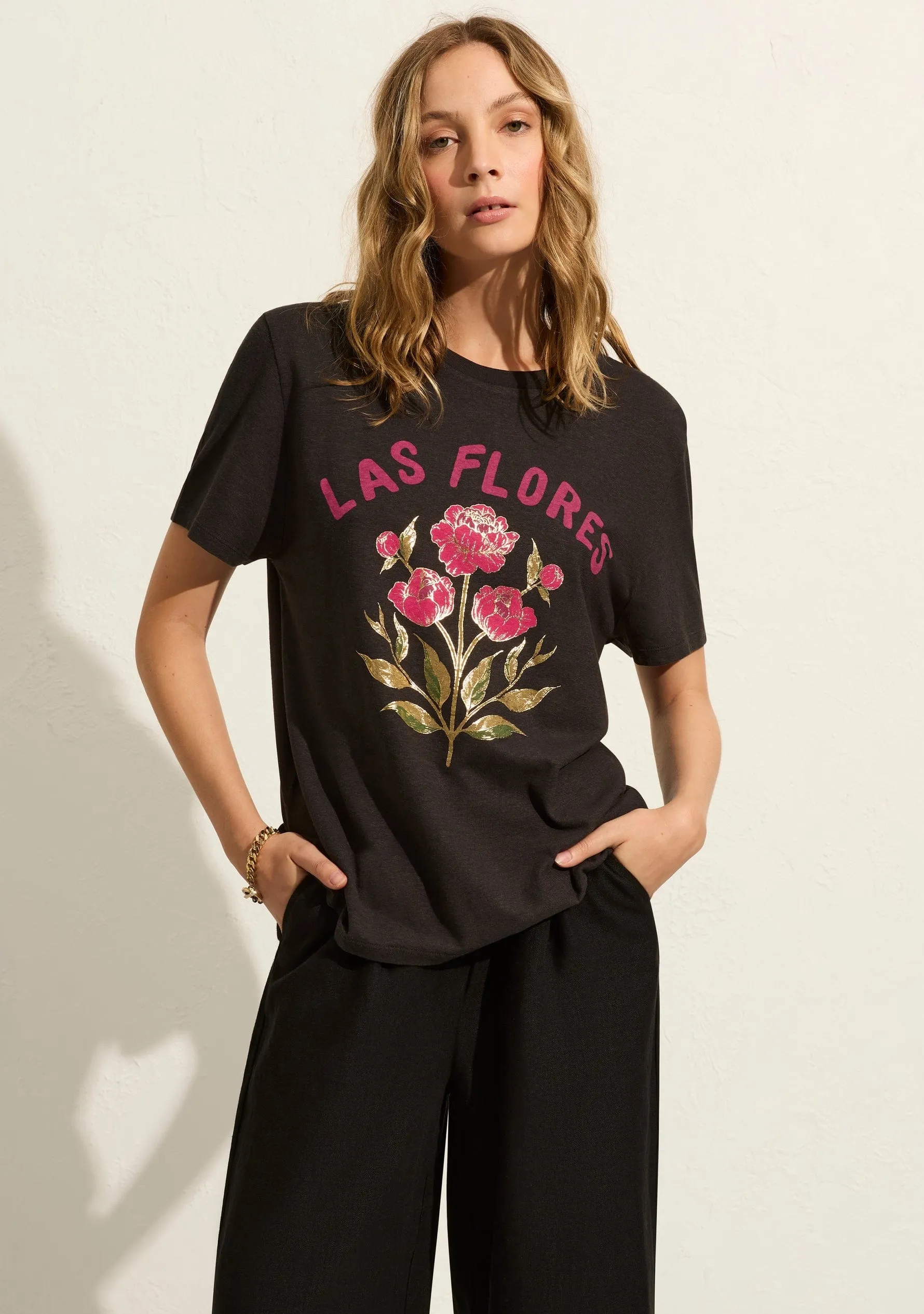 Las Flores Classic Tee sold by Auguste The Label