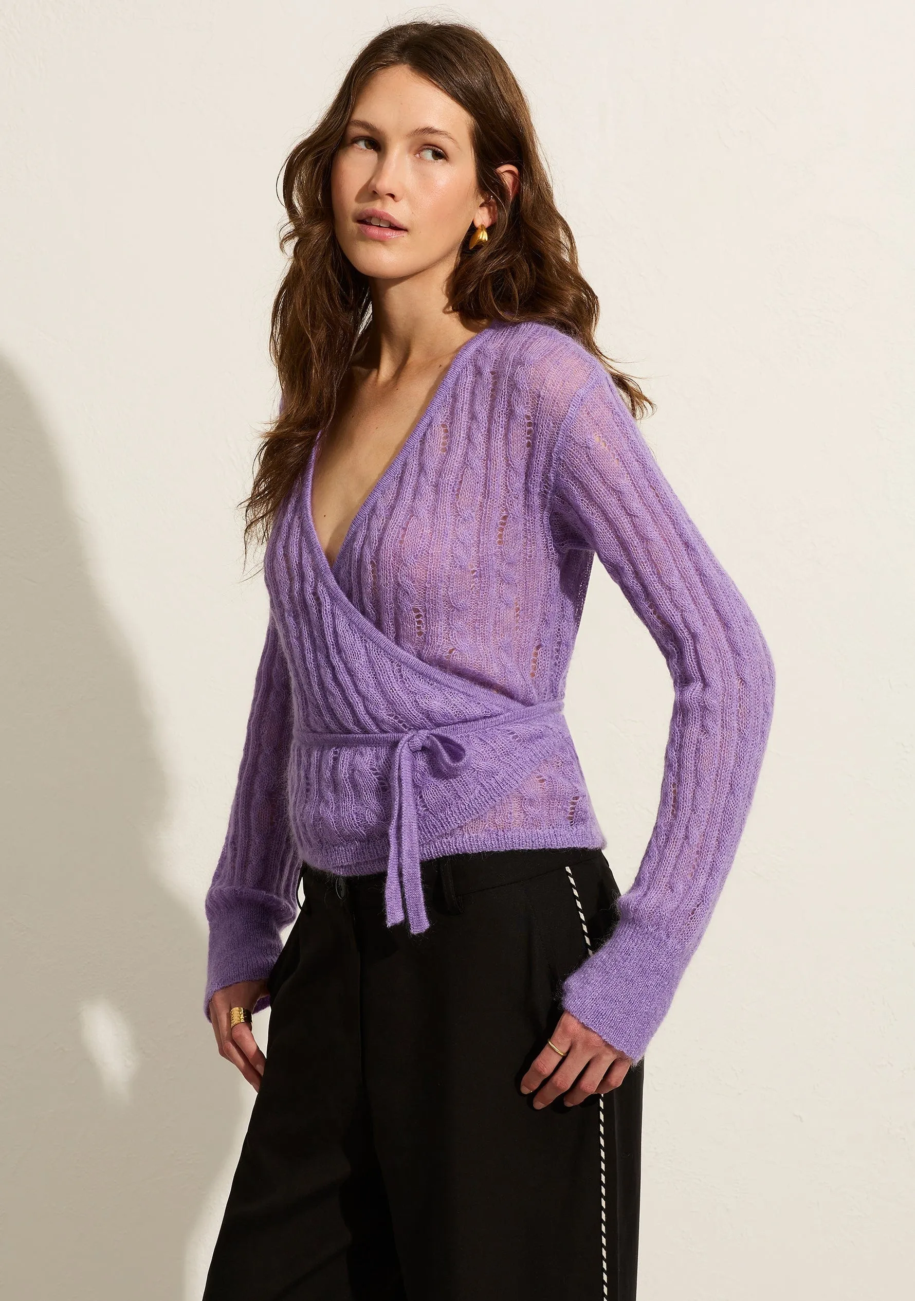 Rowan Wrap Knit Cardigan sold by Auguste The Label product image thumbnail 2