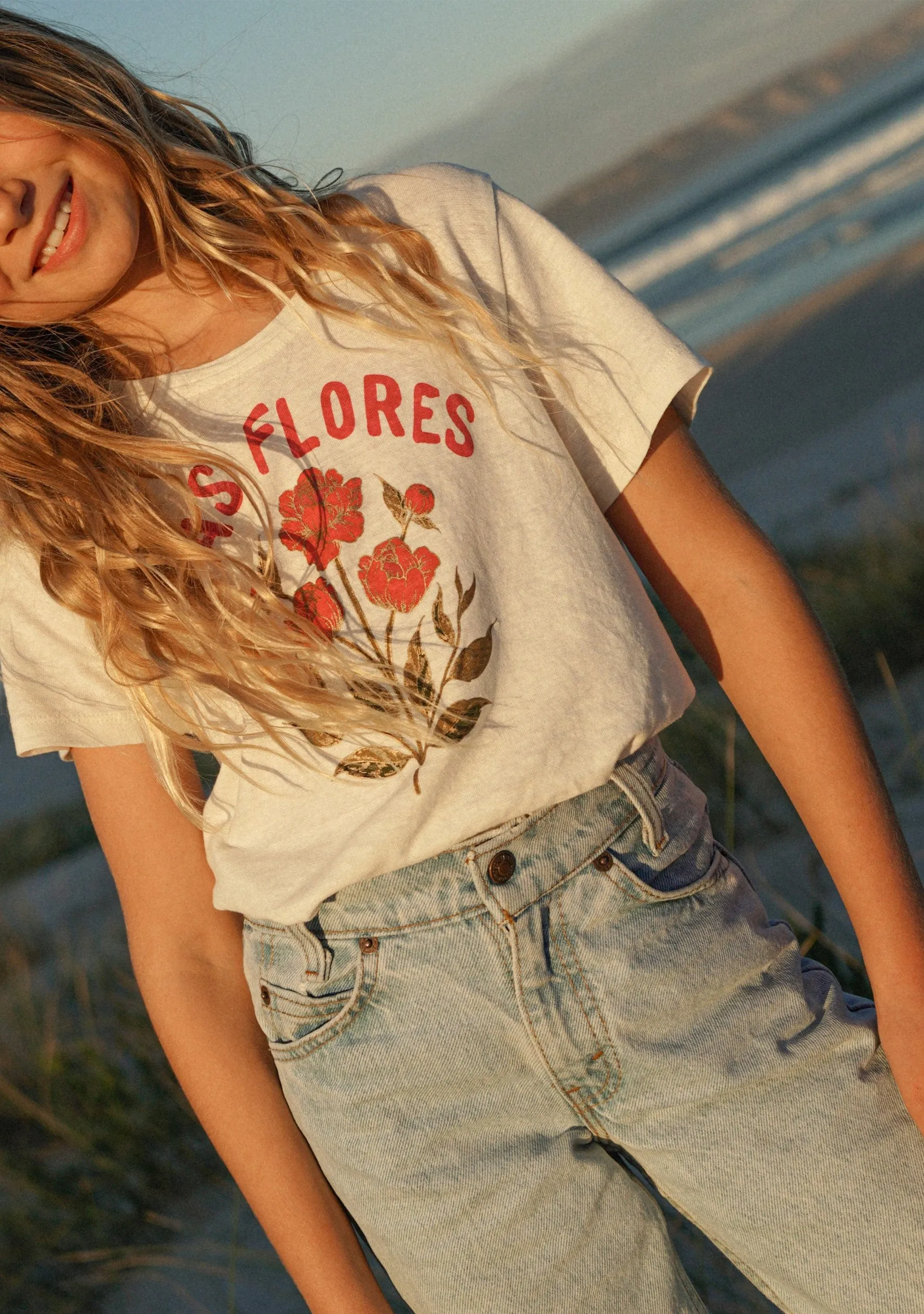 Las Flores Classic Tee sold by Auguste The Label product image thumbnail 3