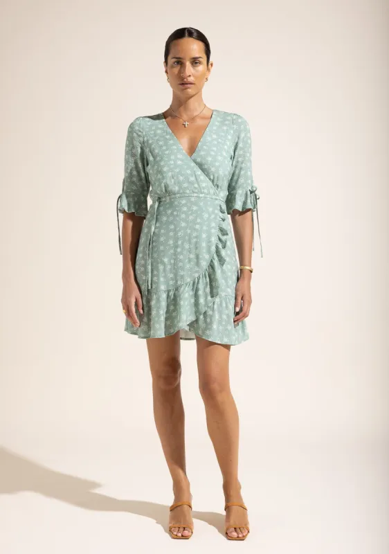 Ava Thea Wrap Mini Dress - R16 made by Auguste The Label
