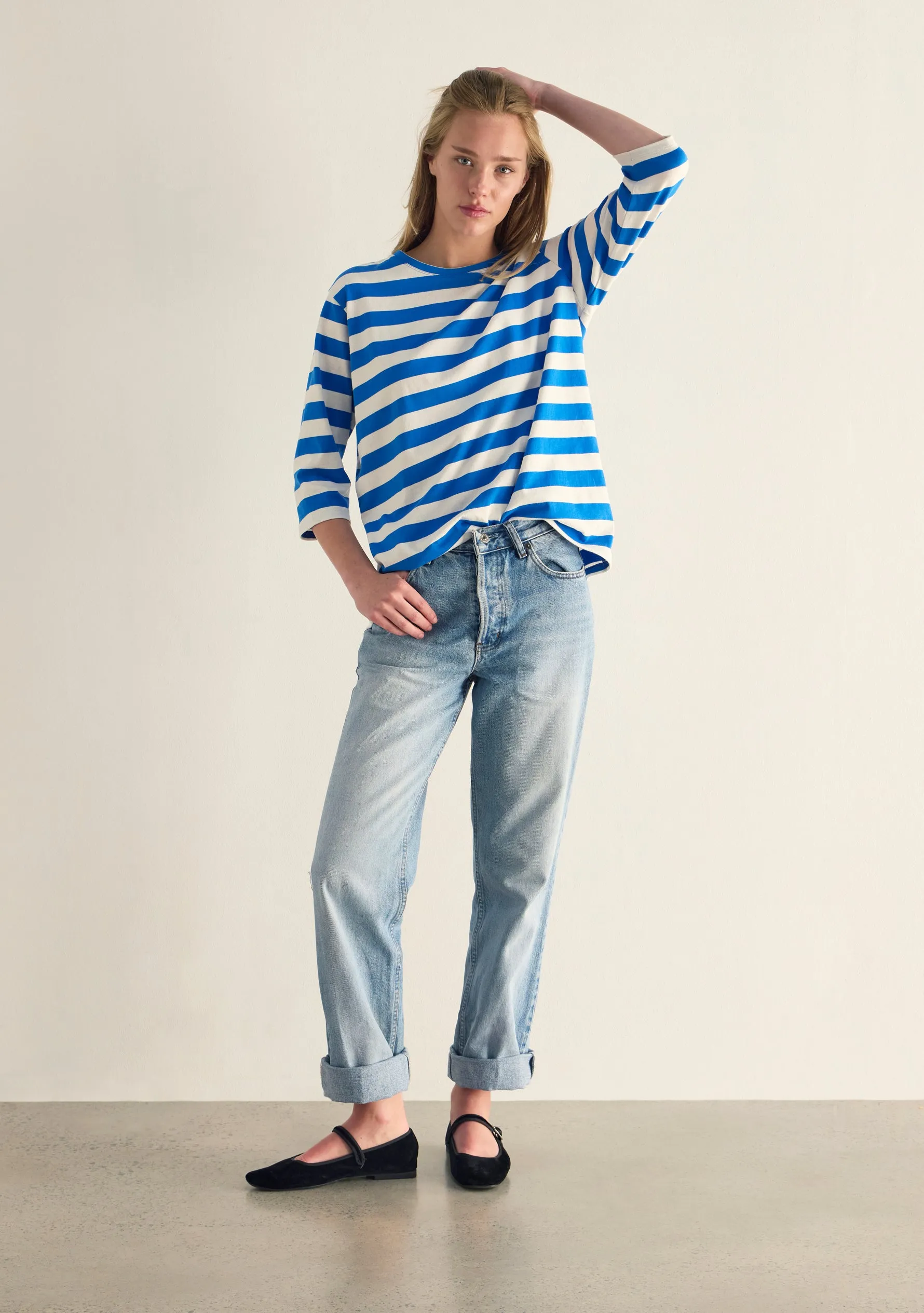 Oliver 3/4 Sleeve Tee sold by Auguste The Label