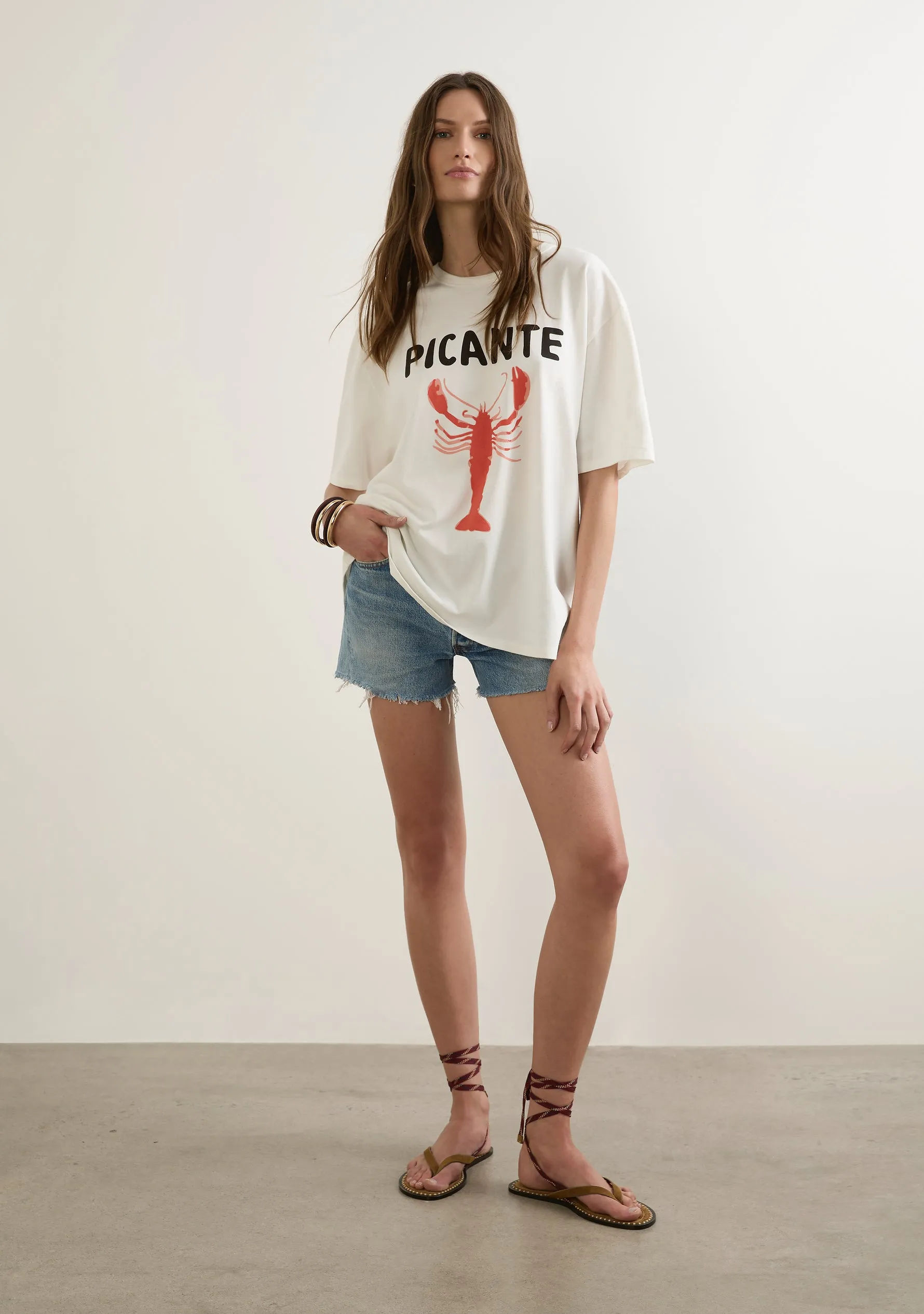 Picante Boyfriend Tee sold by Auguste The Label