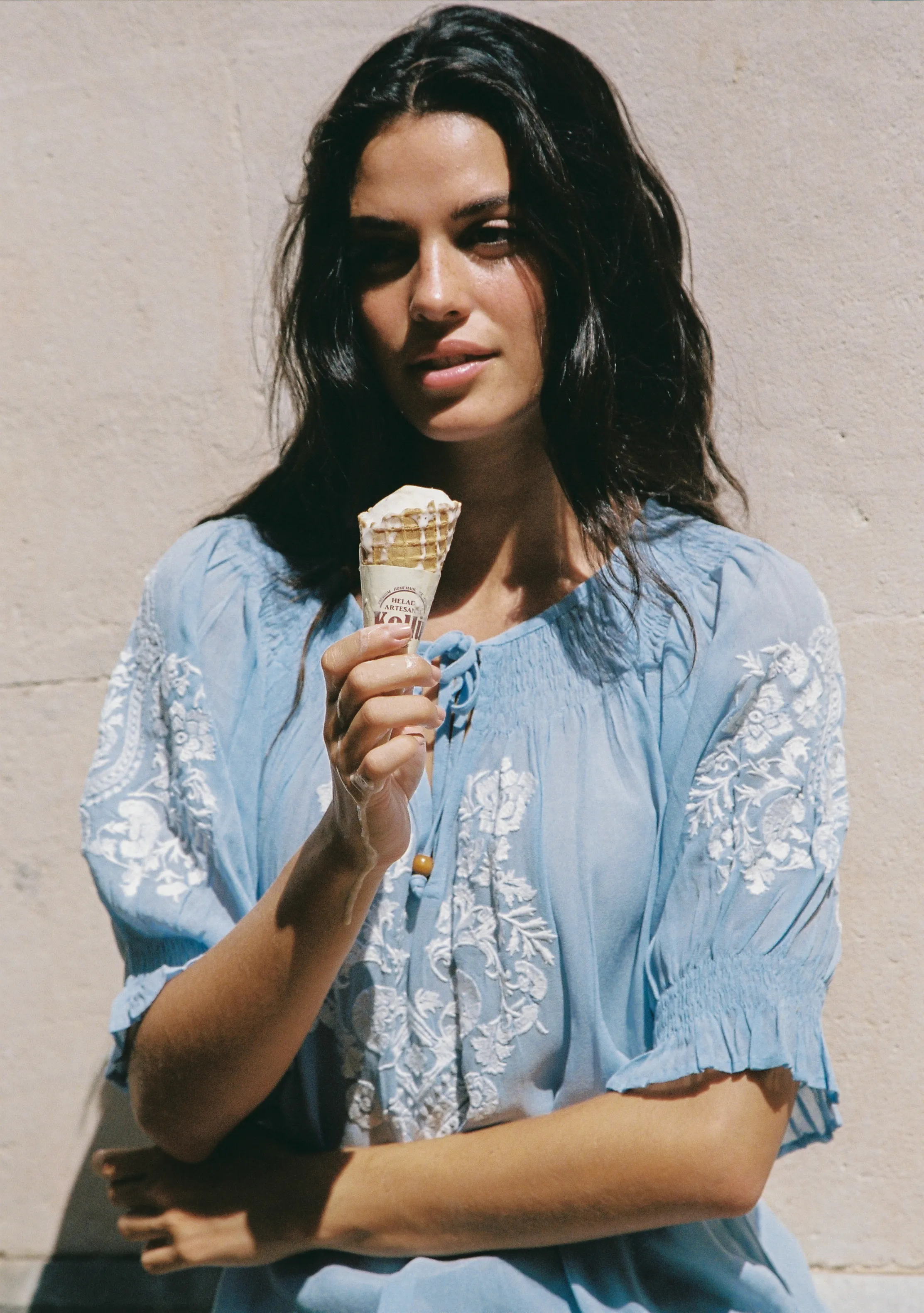 Indra Embroidered Blouse sold by Auguste The Label