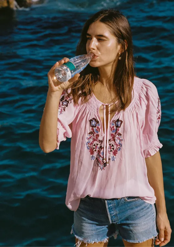 Indra Embroidered Blouse sold by Auguste The Label