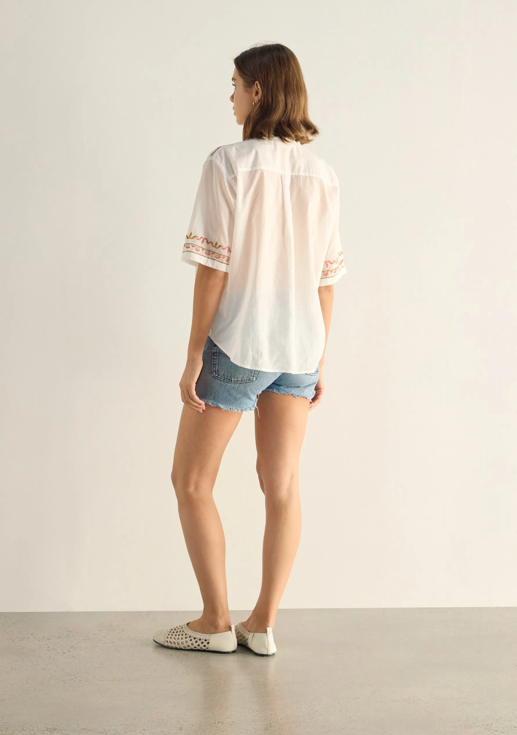 Vesper Embroidered Blouse sold by Auguste The Label product image thumbnail 3
