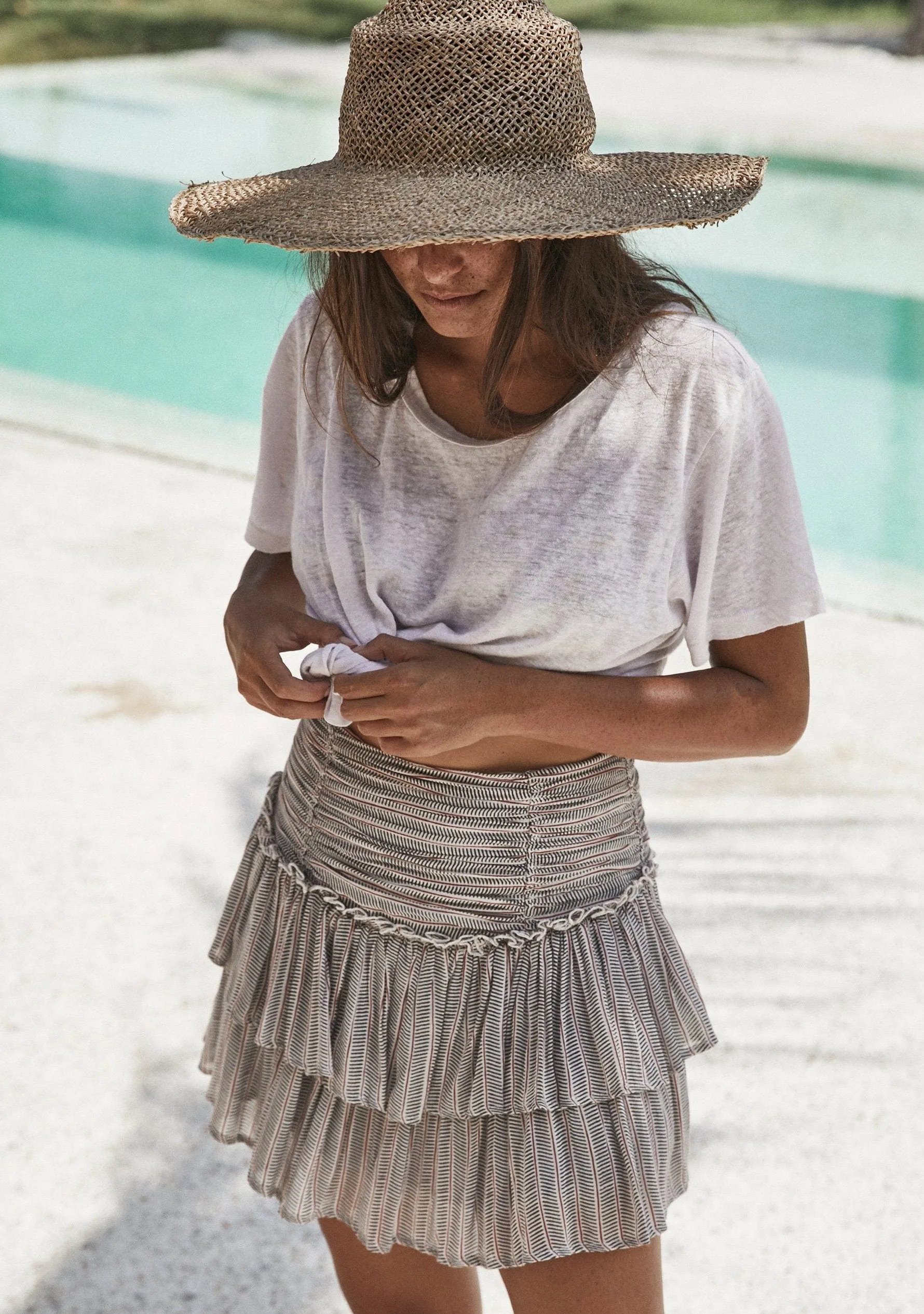 Maze Dylan Mini Skirt Off White - T9 sold by Auguste The Label product image thumbnail 2