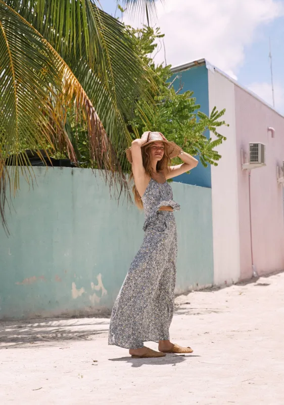 Daisy Wylde Maxi Skirt Blue - R2 sold by Auguste The Label