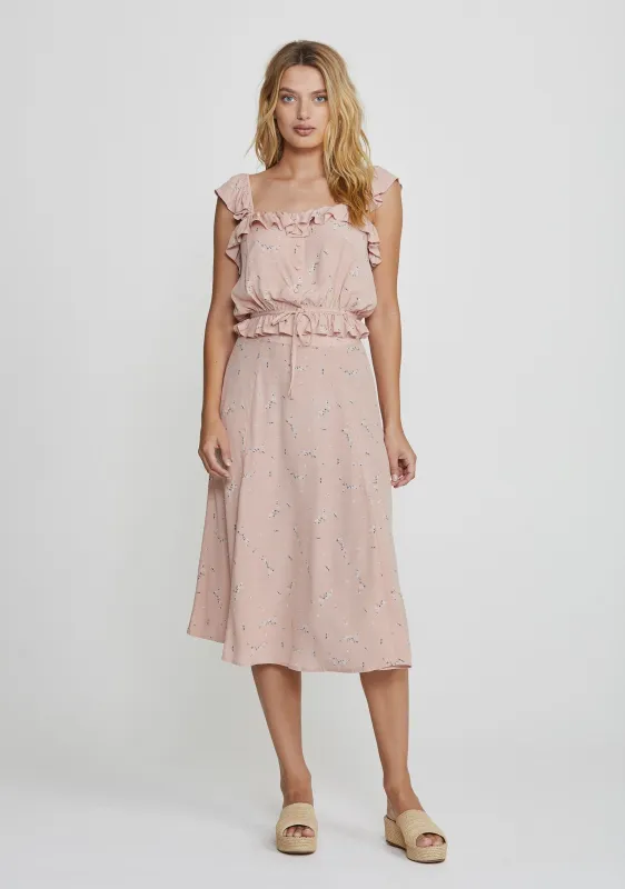 Clementine Bonne Midi Skirt Blush - R2 sold by Auguste The Label
