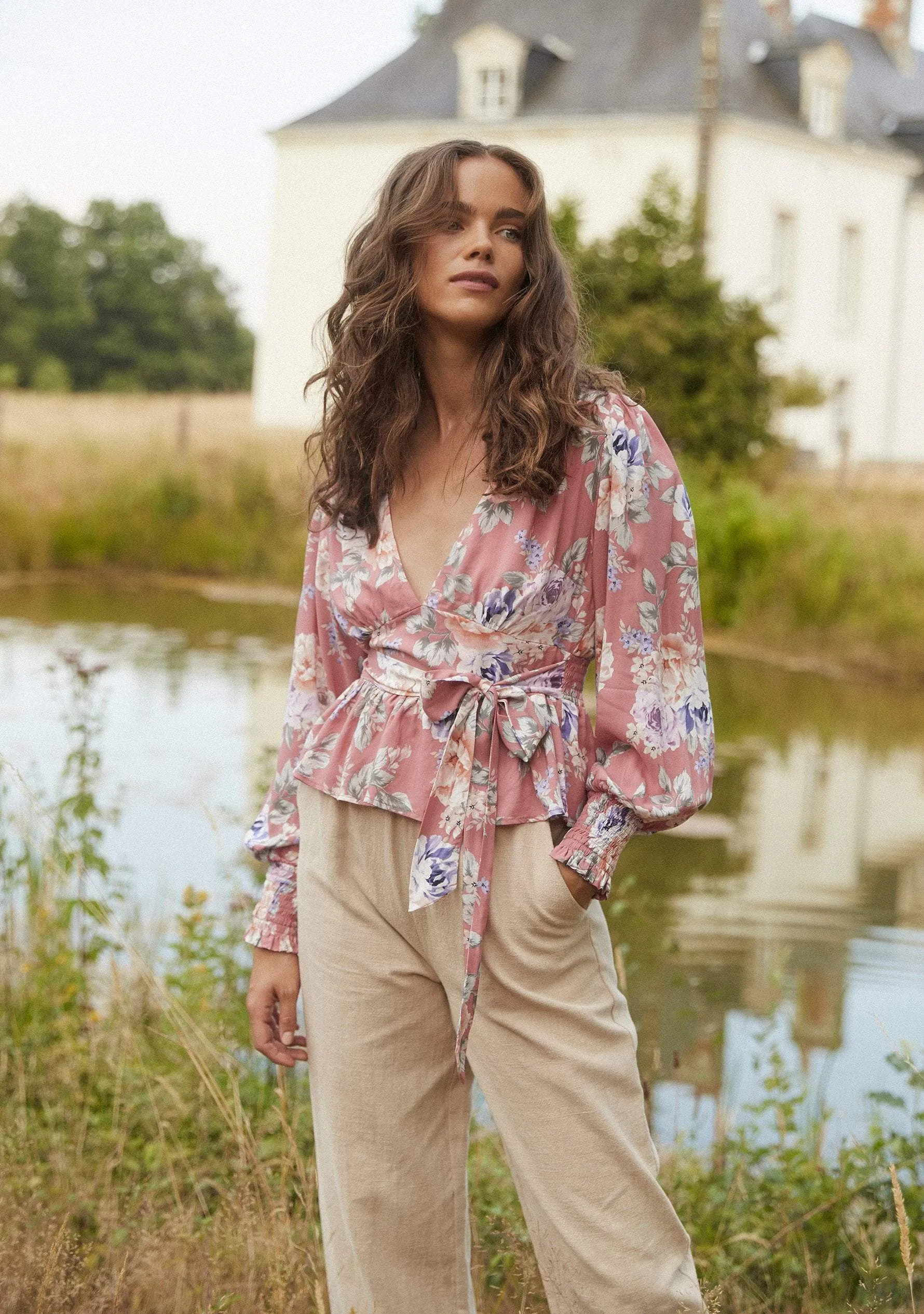 Pascal Sonnet Blouse Rose - R5 sold by Auguste The Label