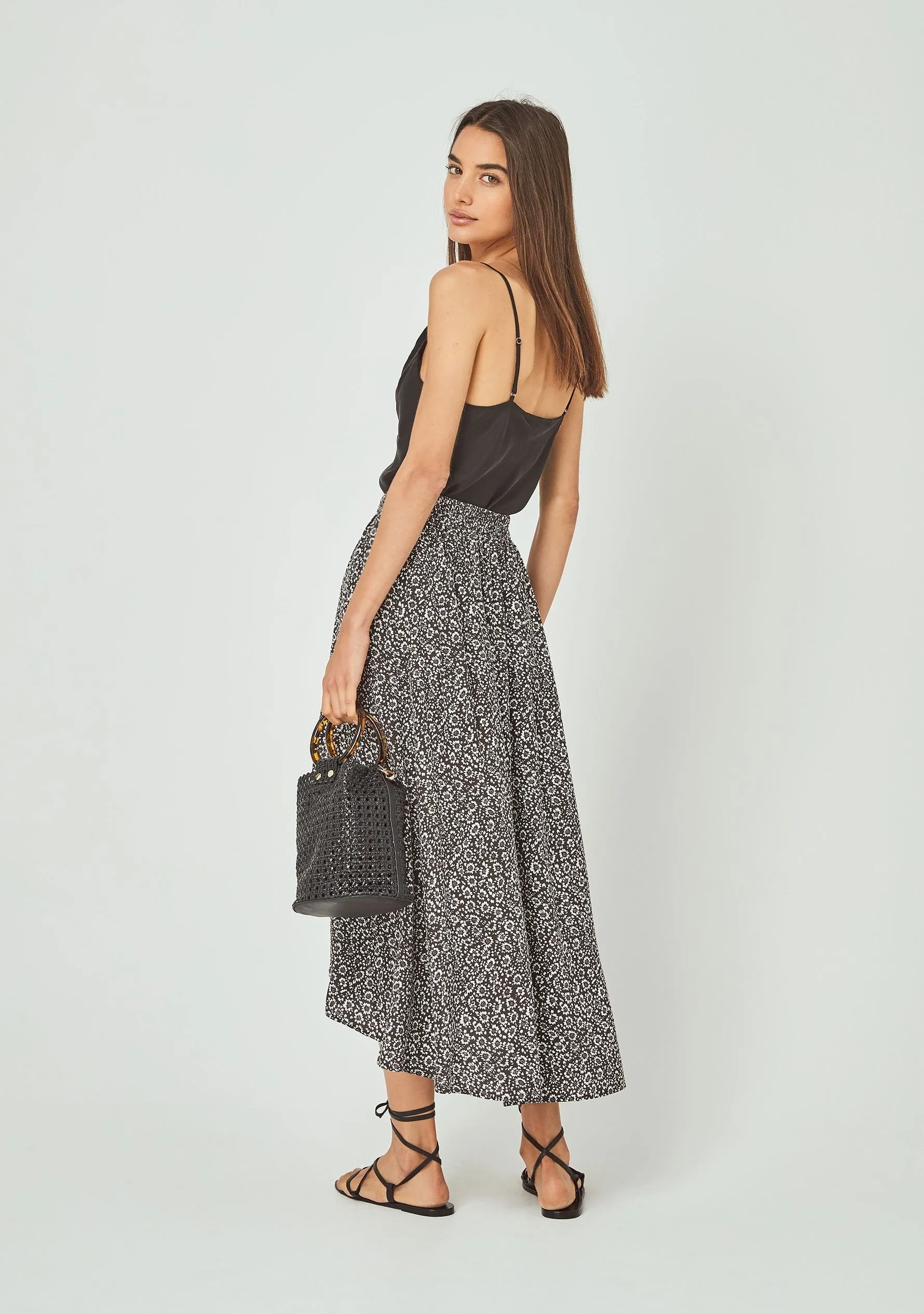 Marlowe Tess Midi Skirt Charcoal - R2 sold by Auguste The Label product image thumbnail 4