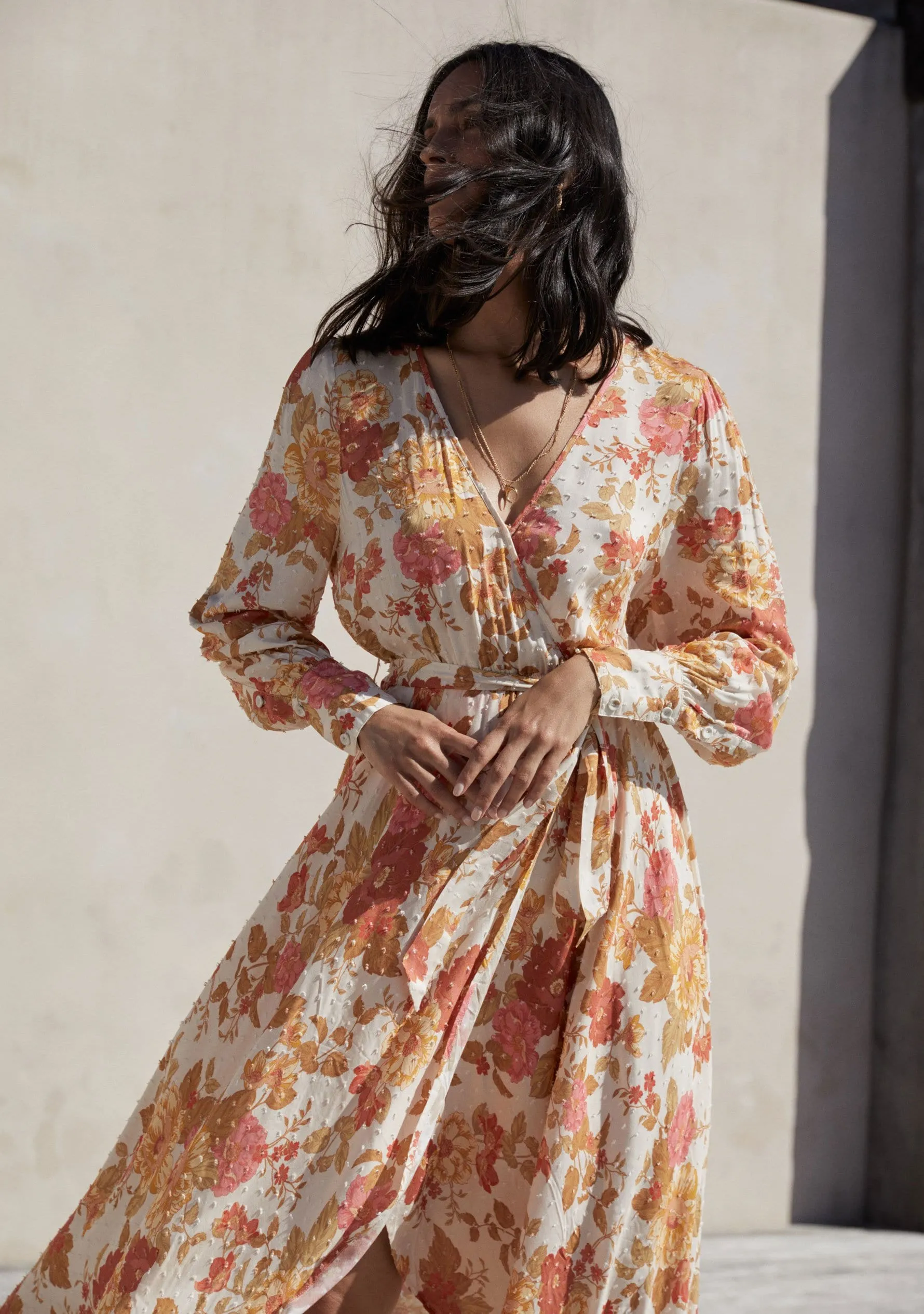 Dakota Jade Maxi Dress Ivory - R16 sold by Auguste The Label product image thumbnail 4