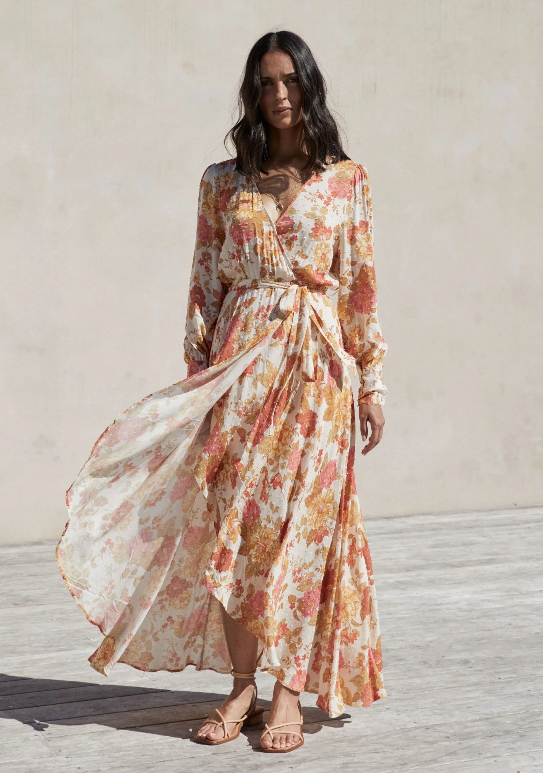 Dakota Jade Maxi Dress Ivory - R16 sold by Auguste The Label product image thumbnail 3