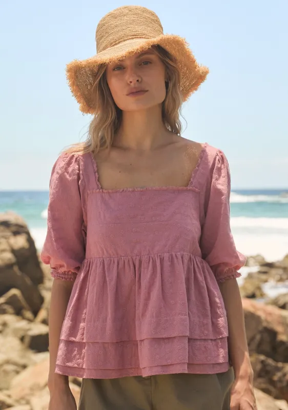 Joan Blouse Pink - R5 sold by Auguste The Label