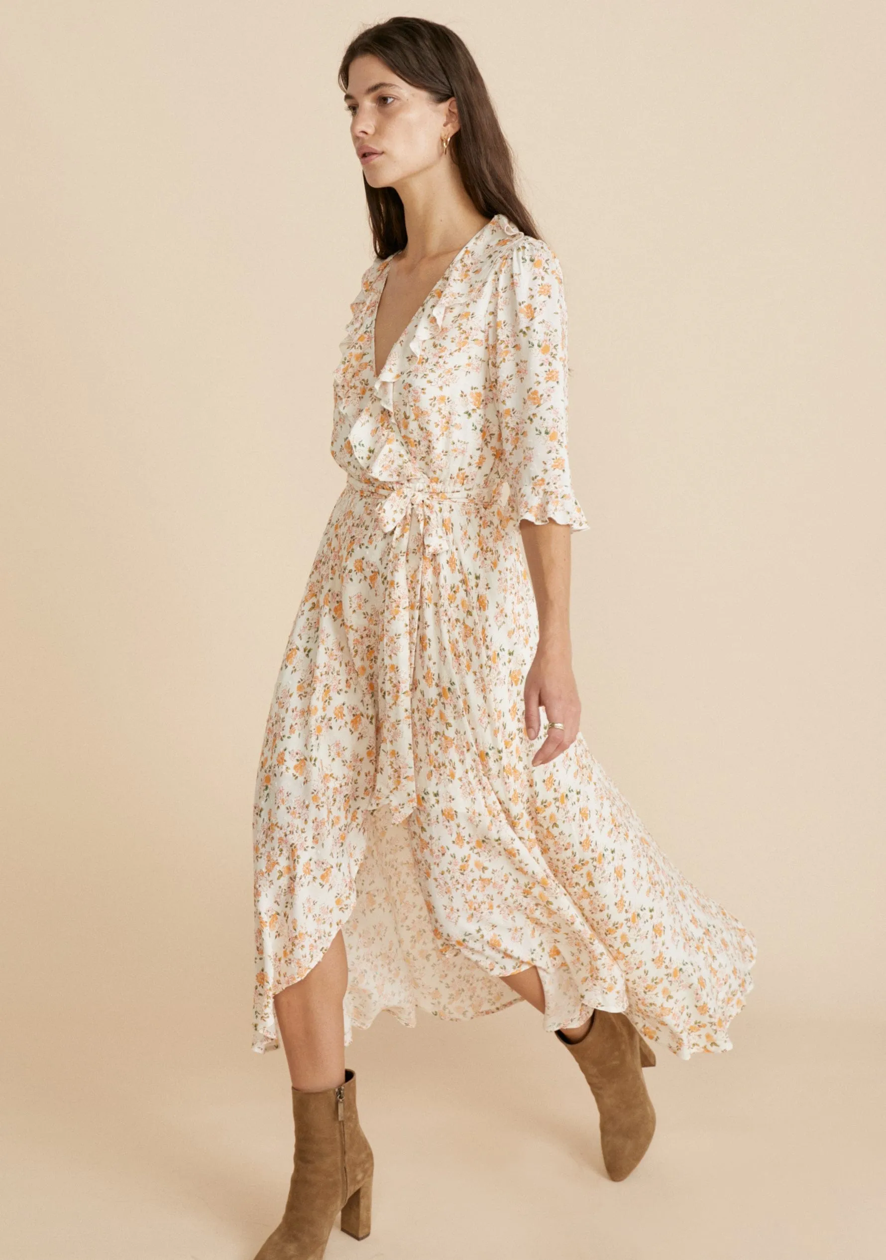 Matilda Cleo Maxi Dress Natural sold by Auguste The Label product image thumbnail 4