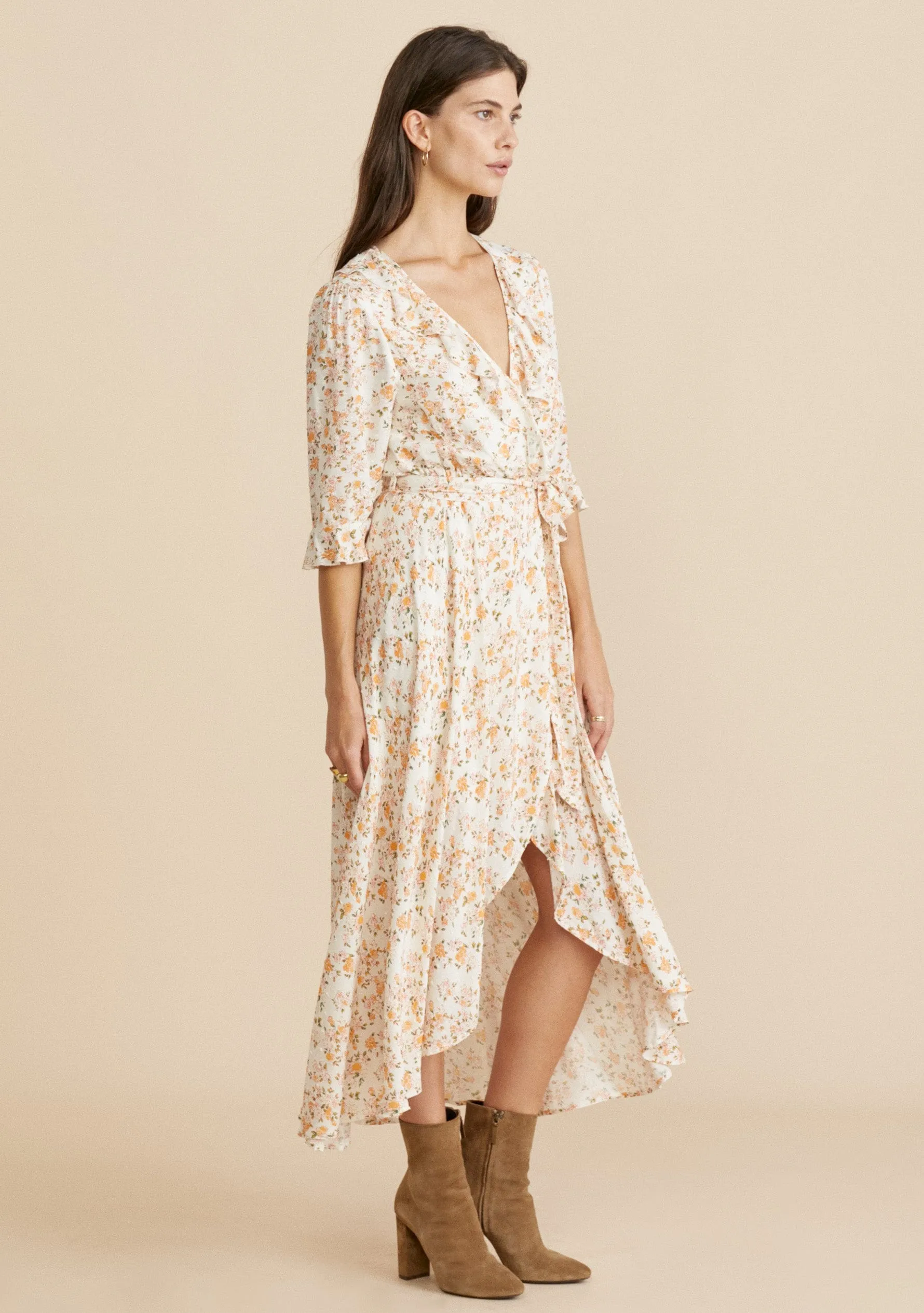 Matilda Cleo Maxi Dress Natural sold by Auguste The Label product image thumbnail 3