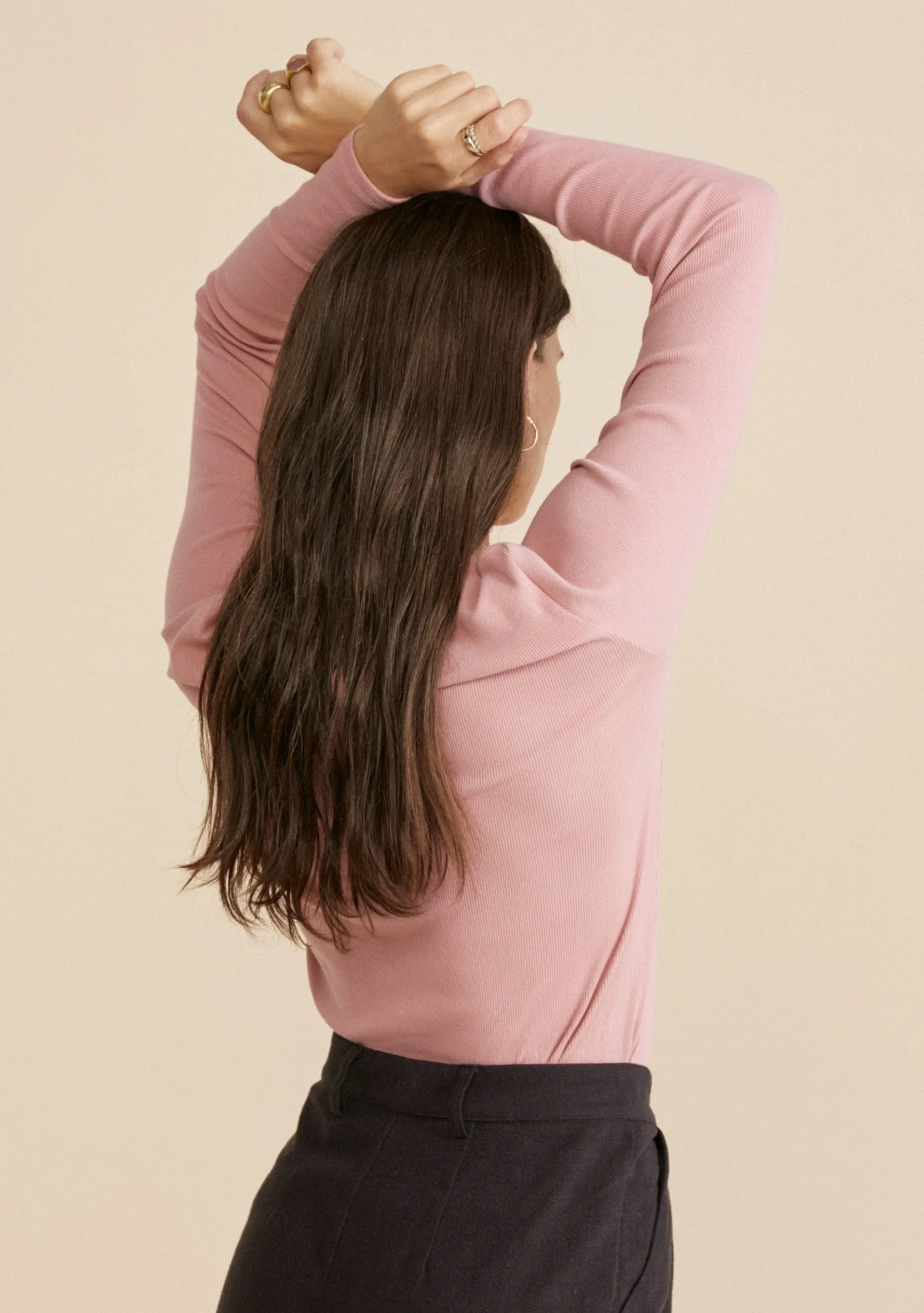 Mateo Henley Tee Rose - R11 sold by Auguste The Label product image thumbnail 4