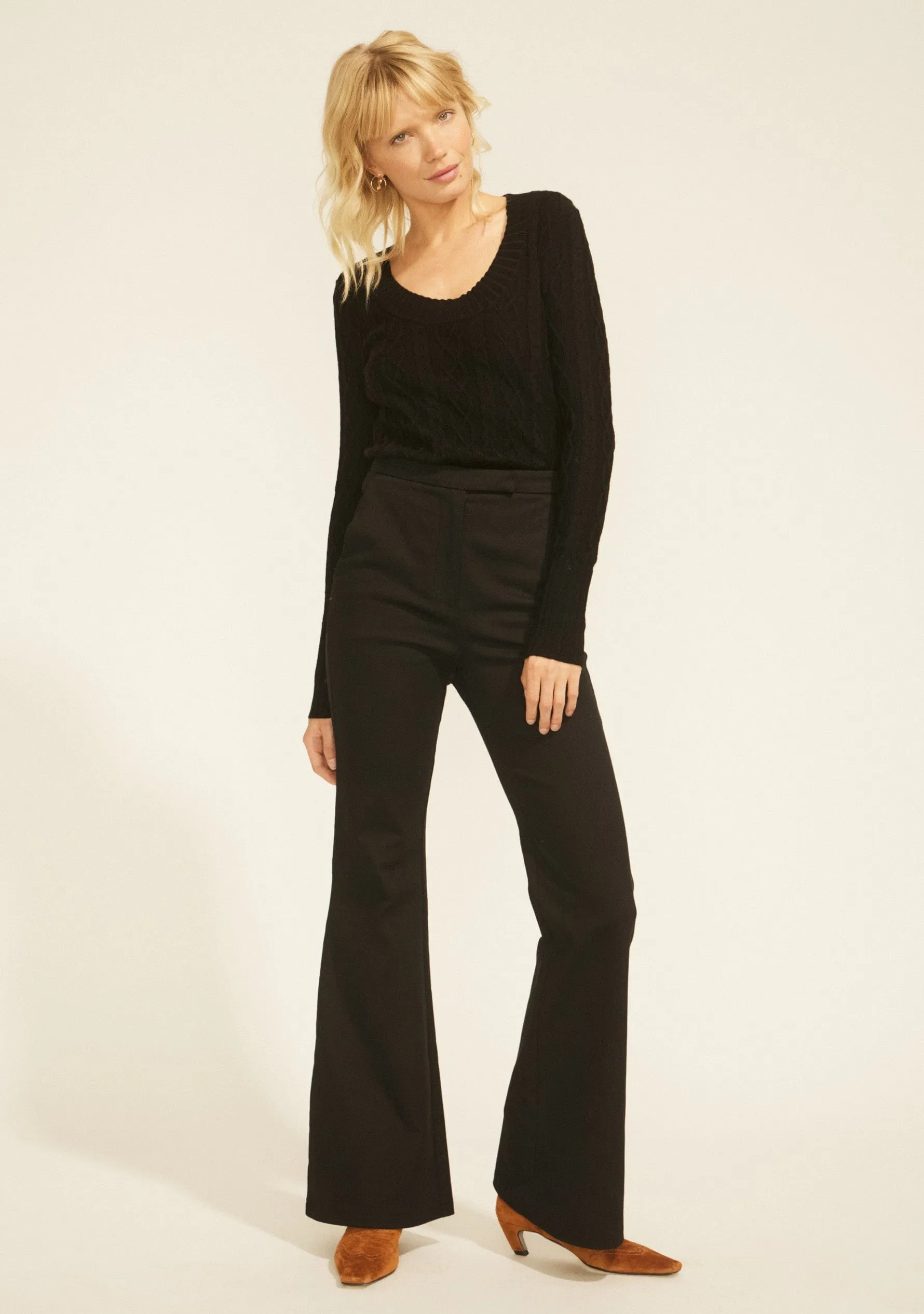 Quinn Flare Pant Black - R5 sold by Auguste The Label product image thumbnail 2